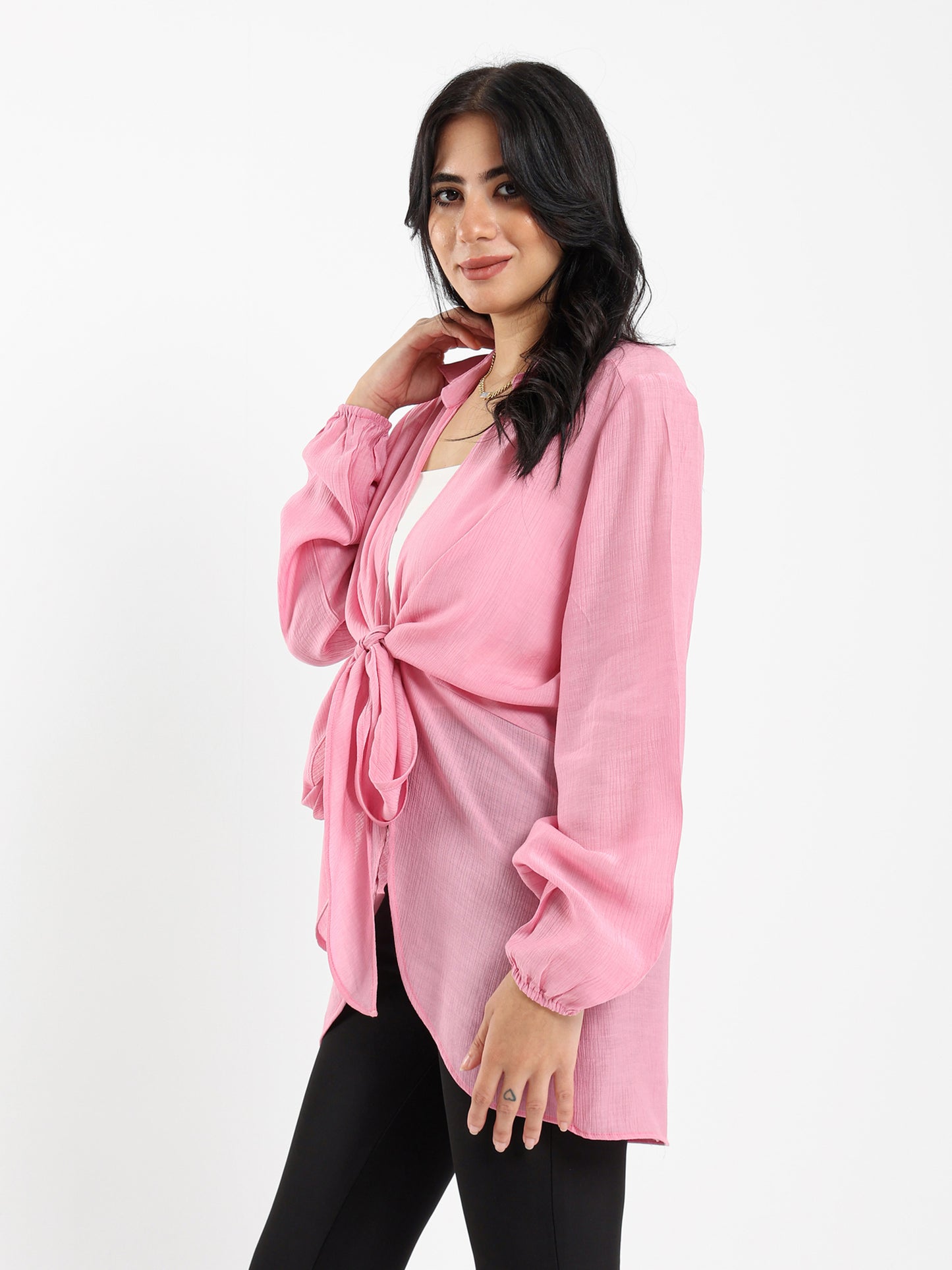 Front Tie Kimono