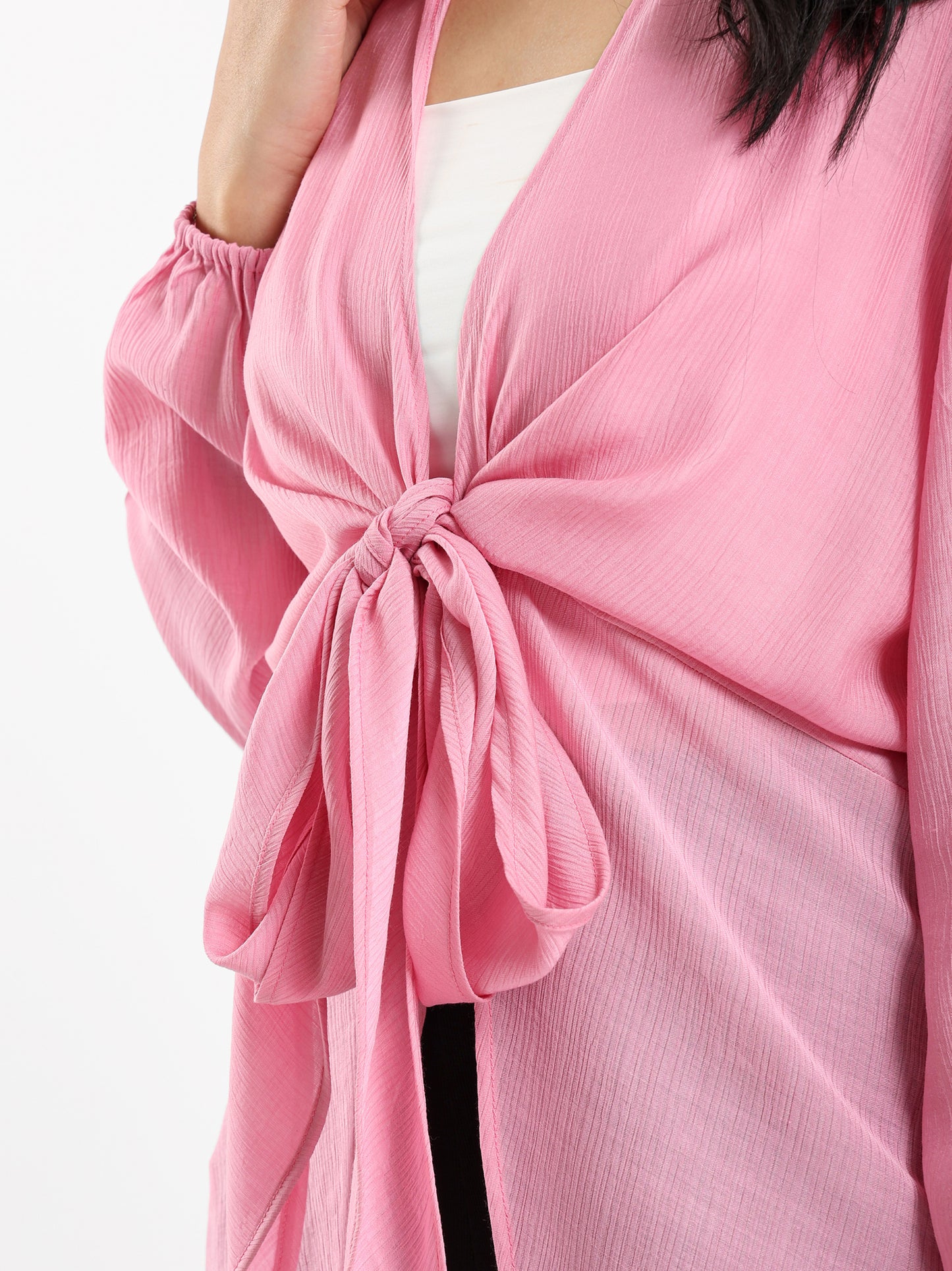 Front Tie Kimono