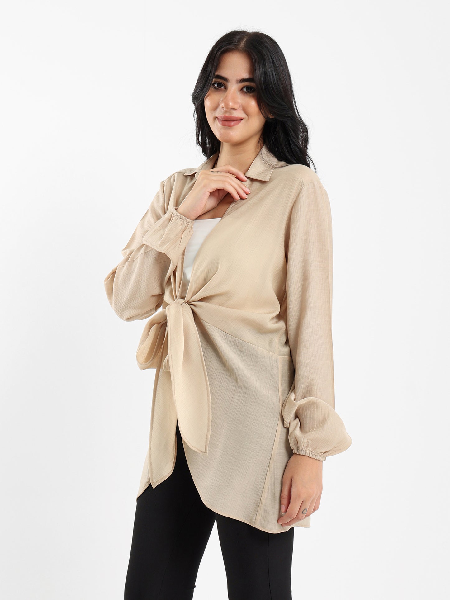Front Tie Kimono