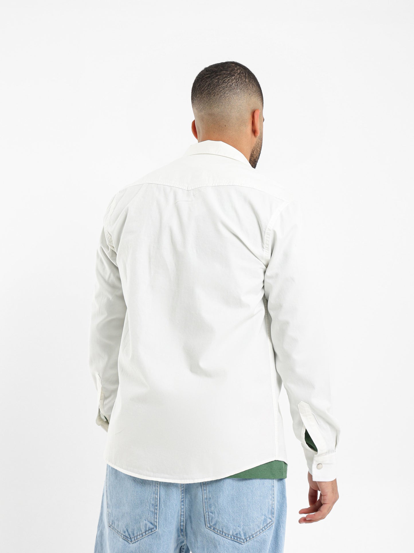 Snap Closure Long Sleeve Shirt