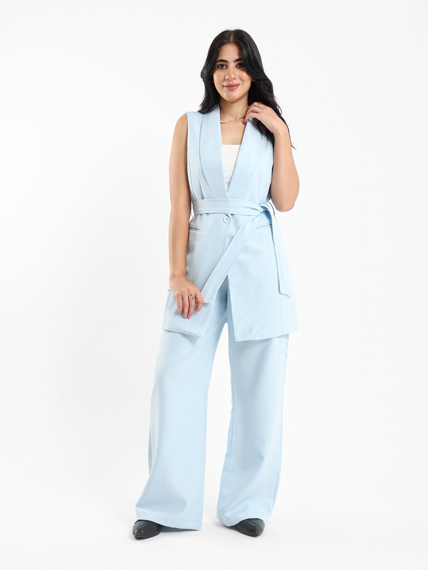 Tailored Pleated Pants