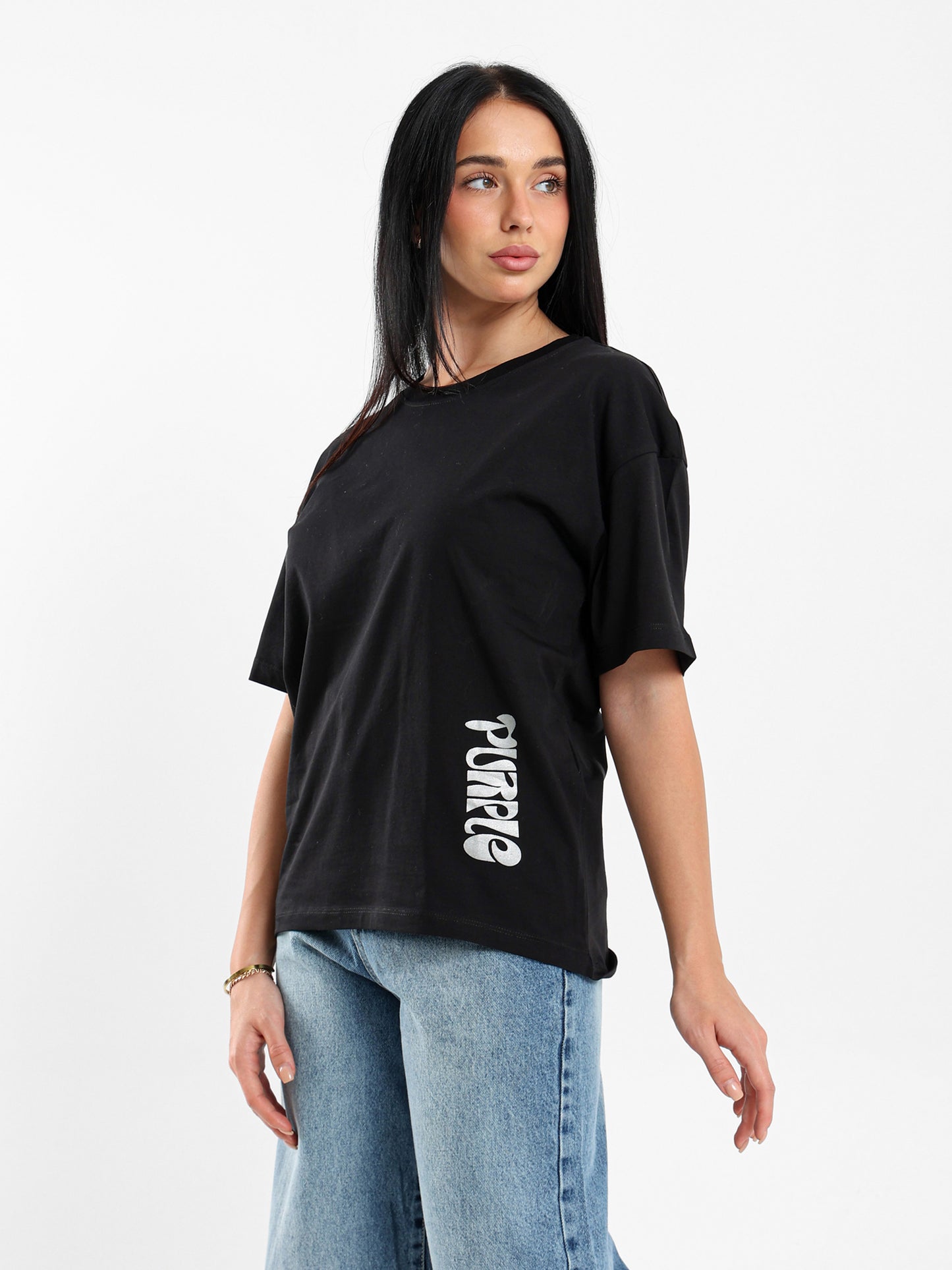 High-Low Loose-Fit T-Shirt