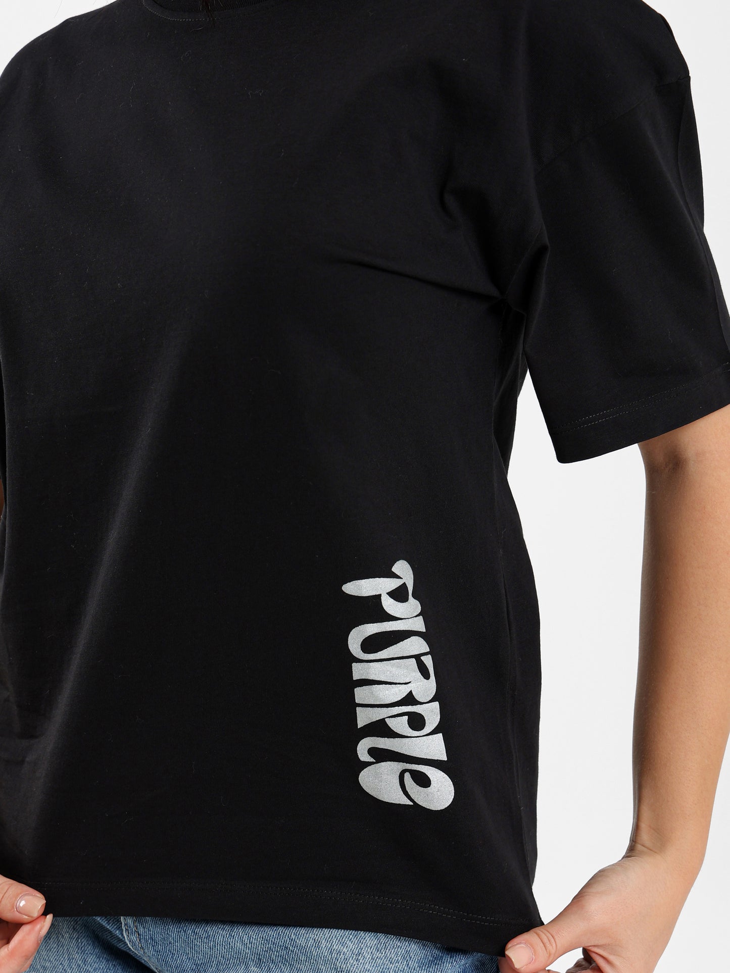 High-Low Loose-Fit T-Shirt