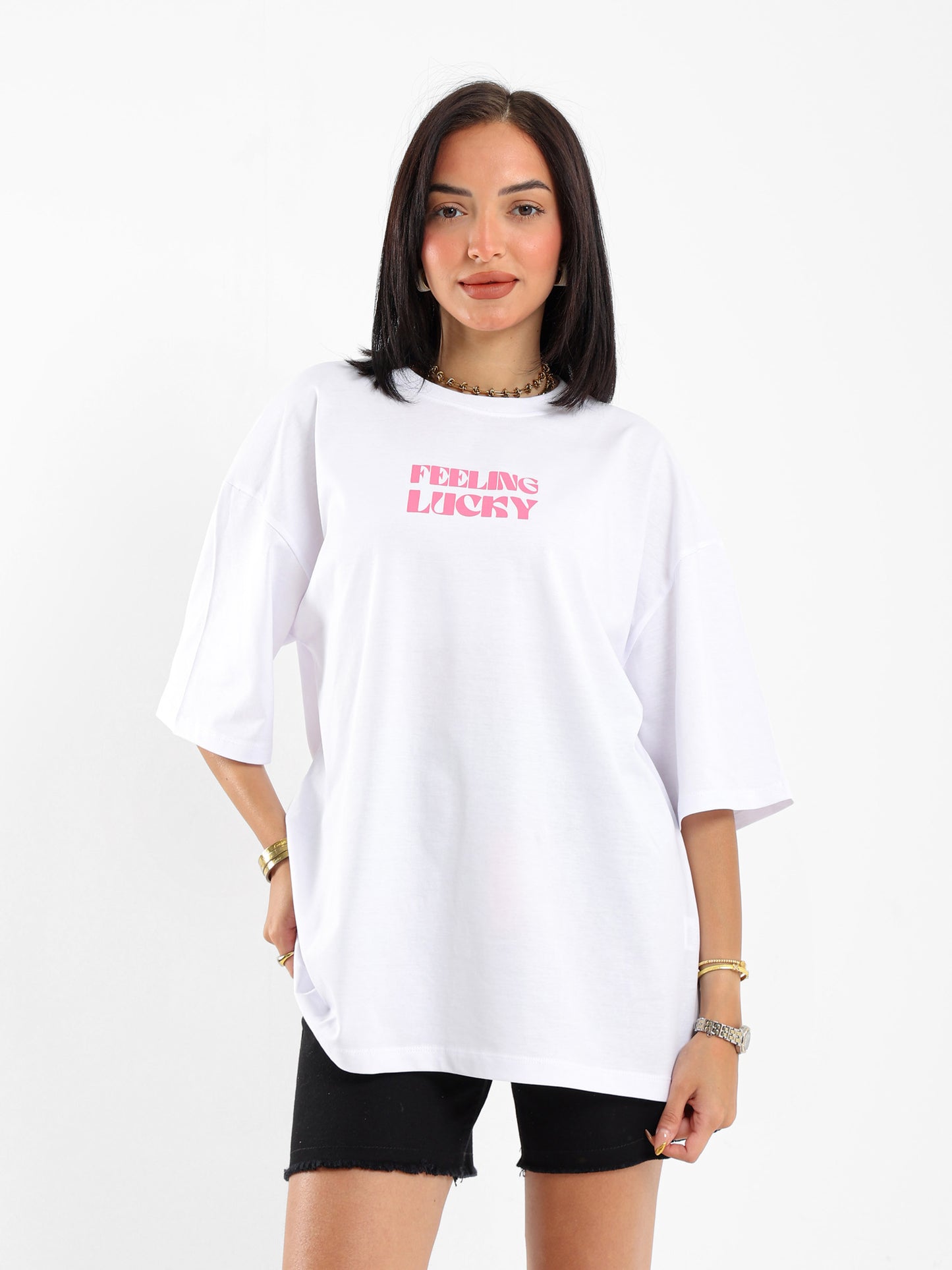 Dice Printed Oversized T-shirt