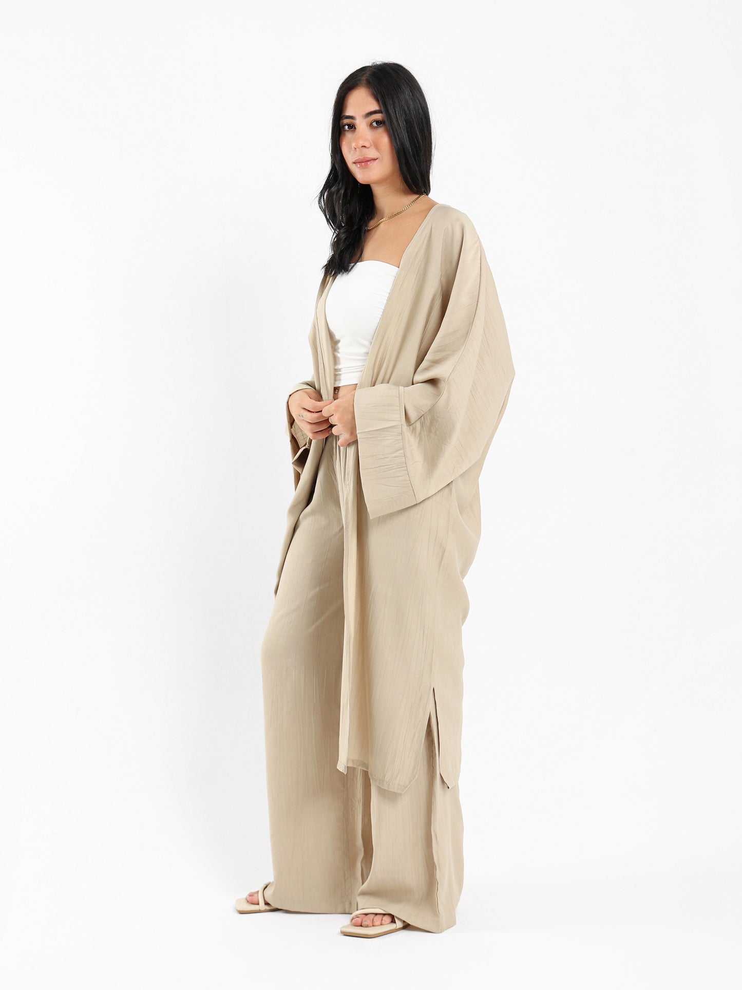 Long Length Opened Kimono