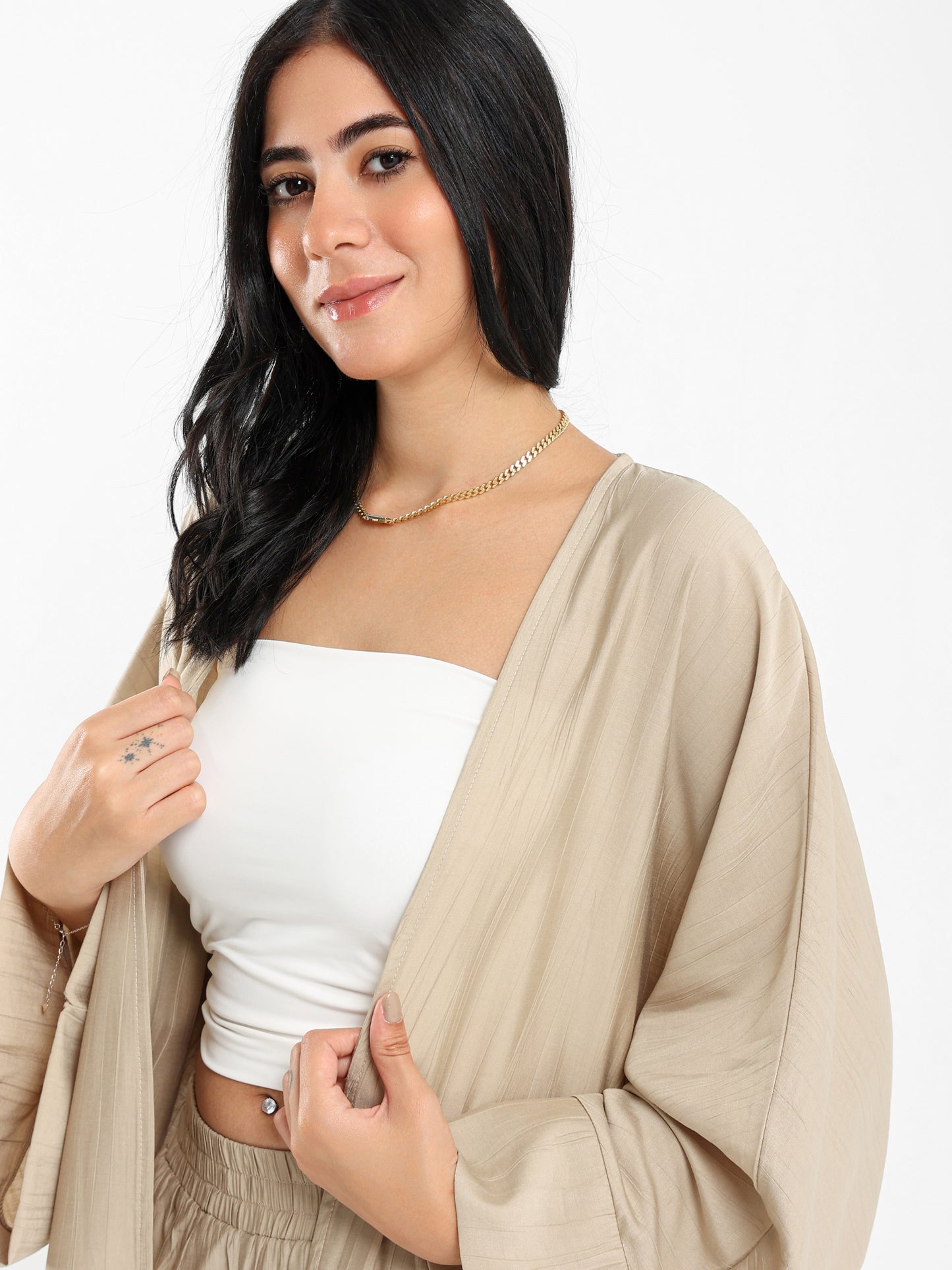 Long Length Opened Kimono