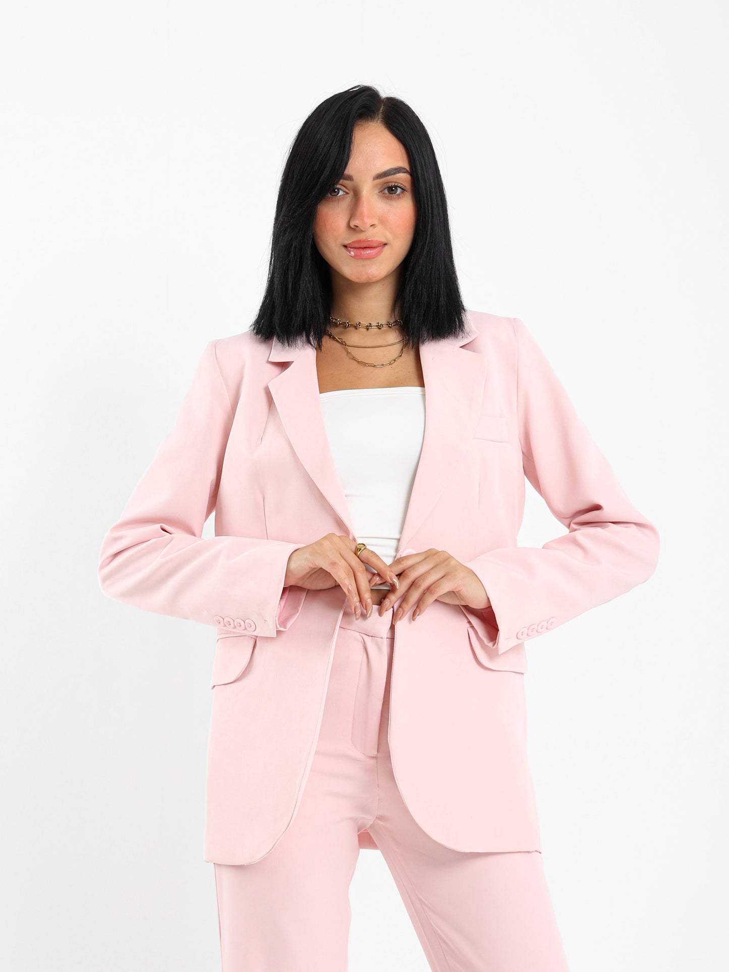 Regular Fit Crepe Blazer