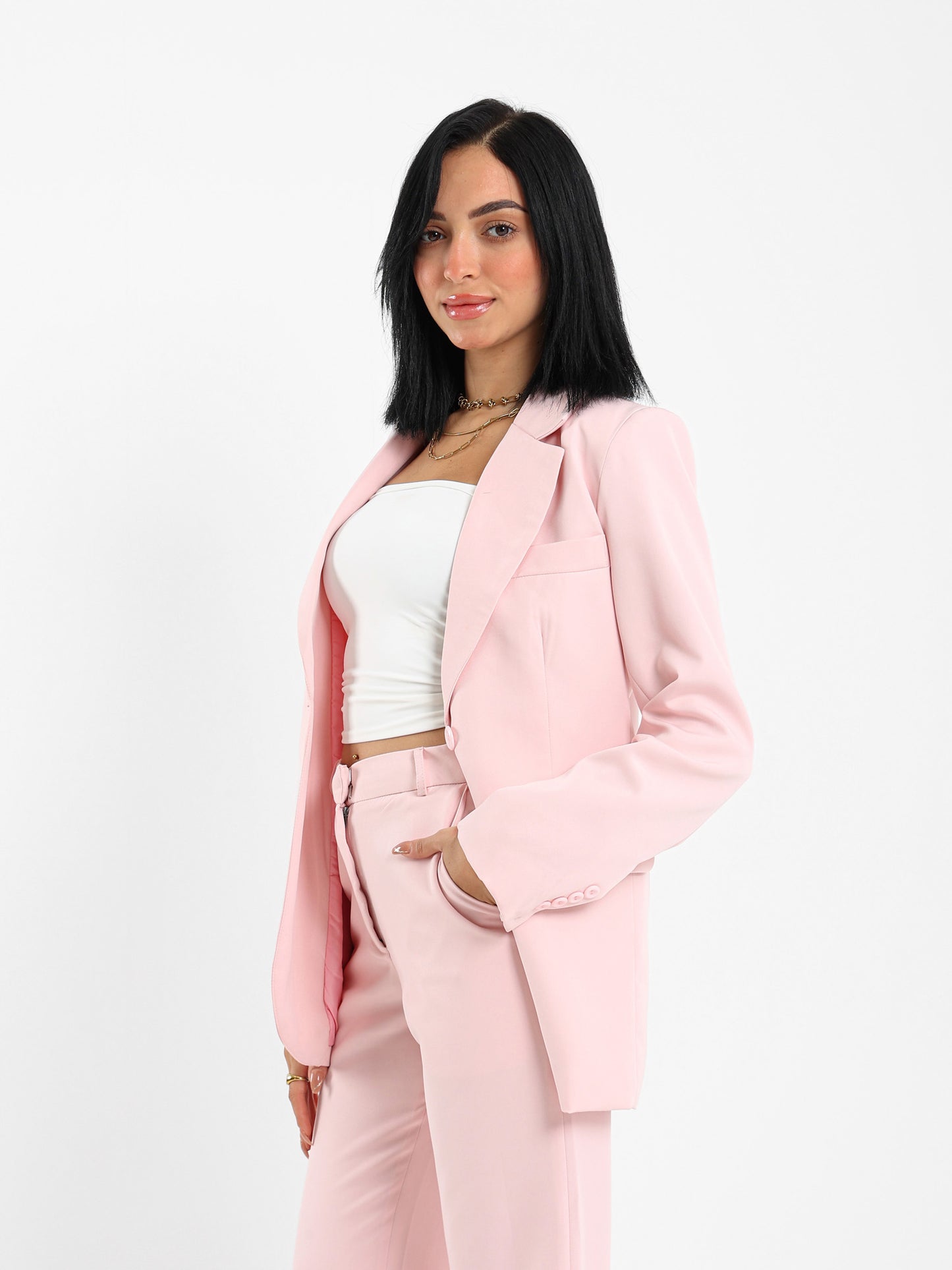 Regular Fit Crepe Blazer