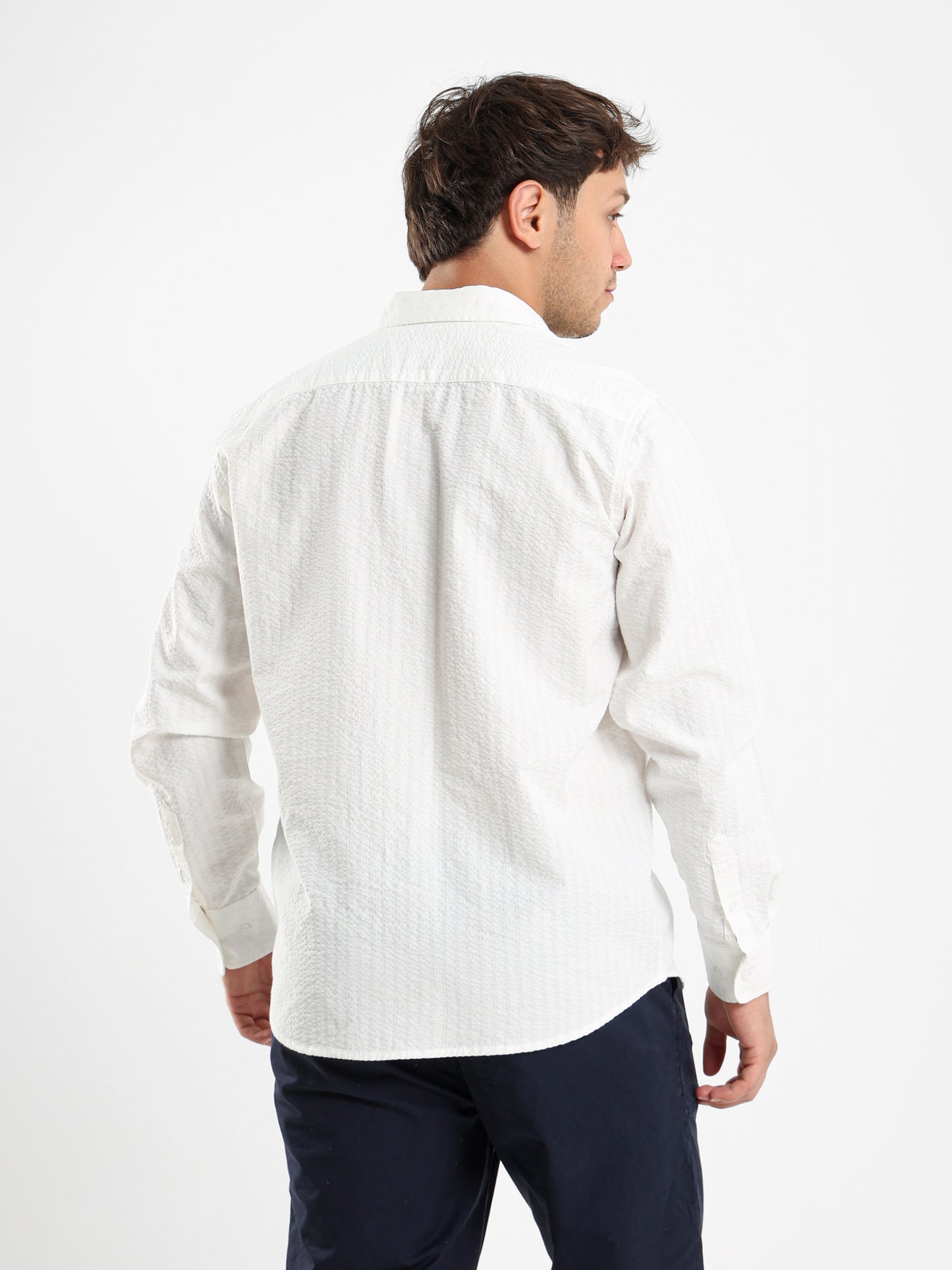 Textured Long Sleeves Shirt