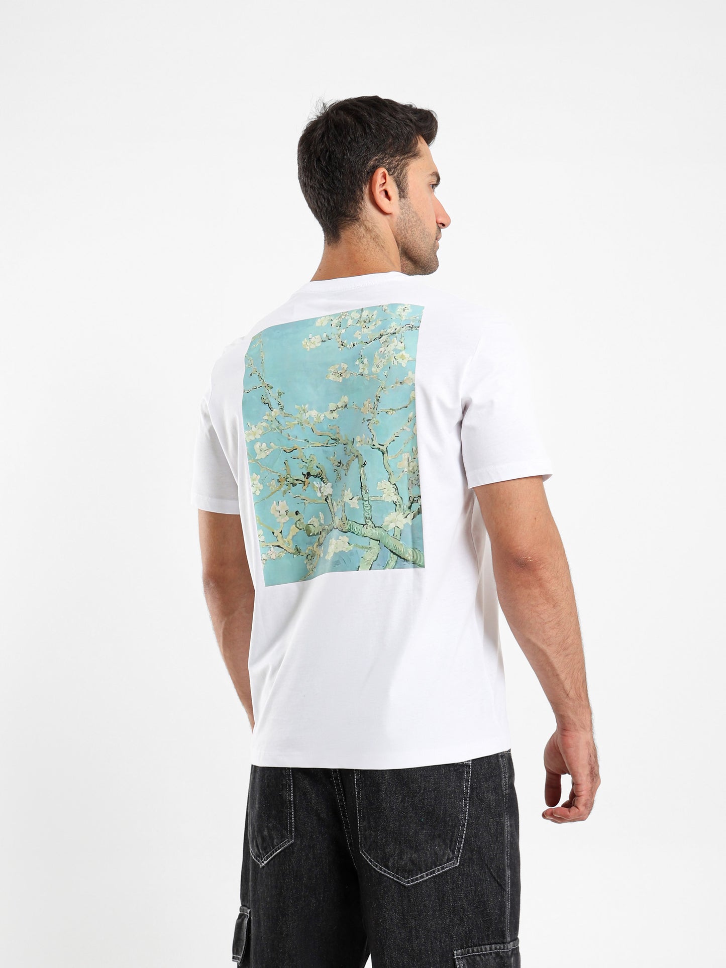 R-Neck Half Sleeve Printed T-Shirt