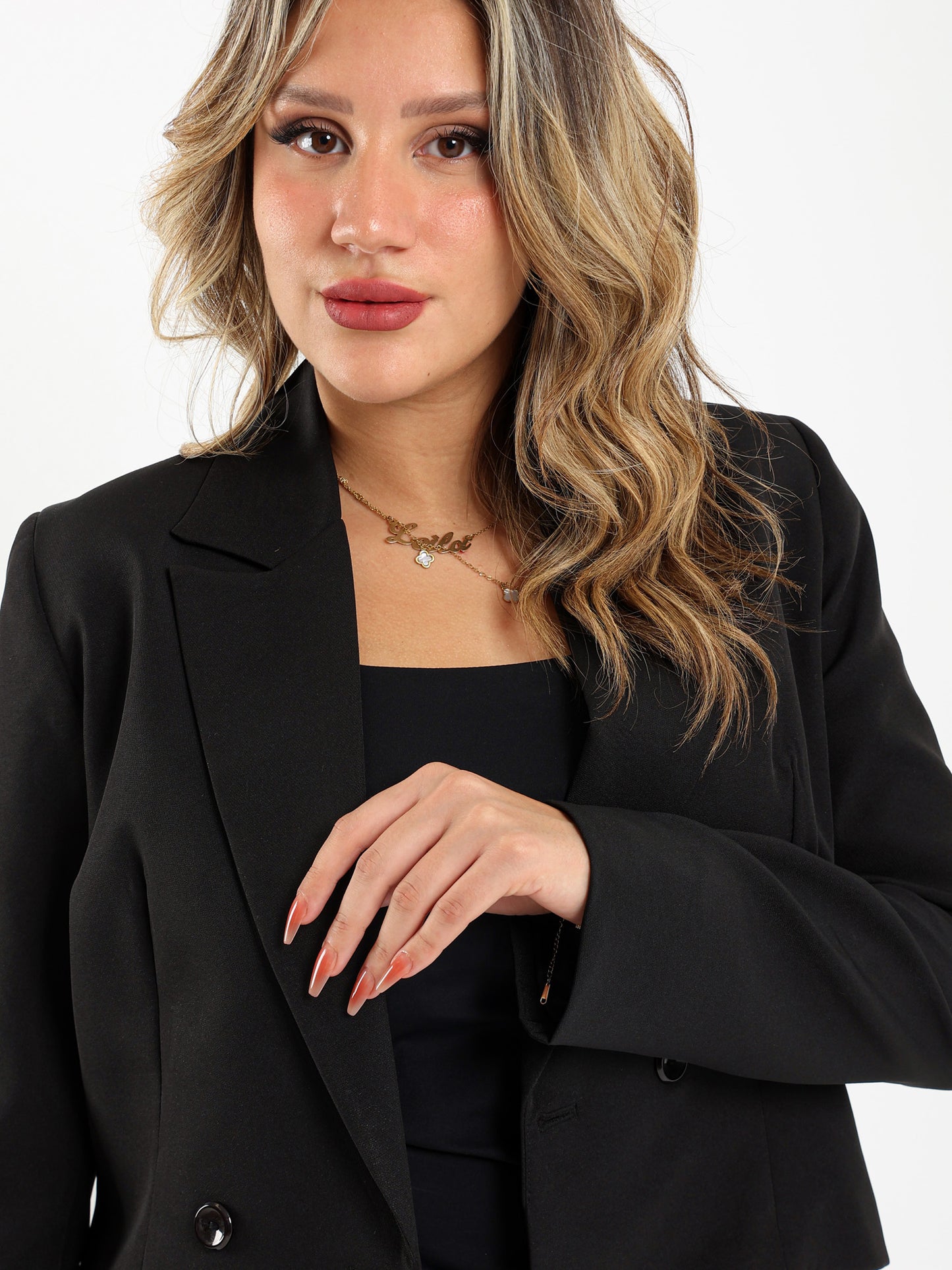 Notch Collar Blazer