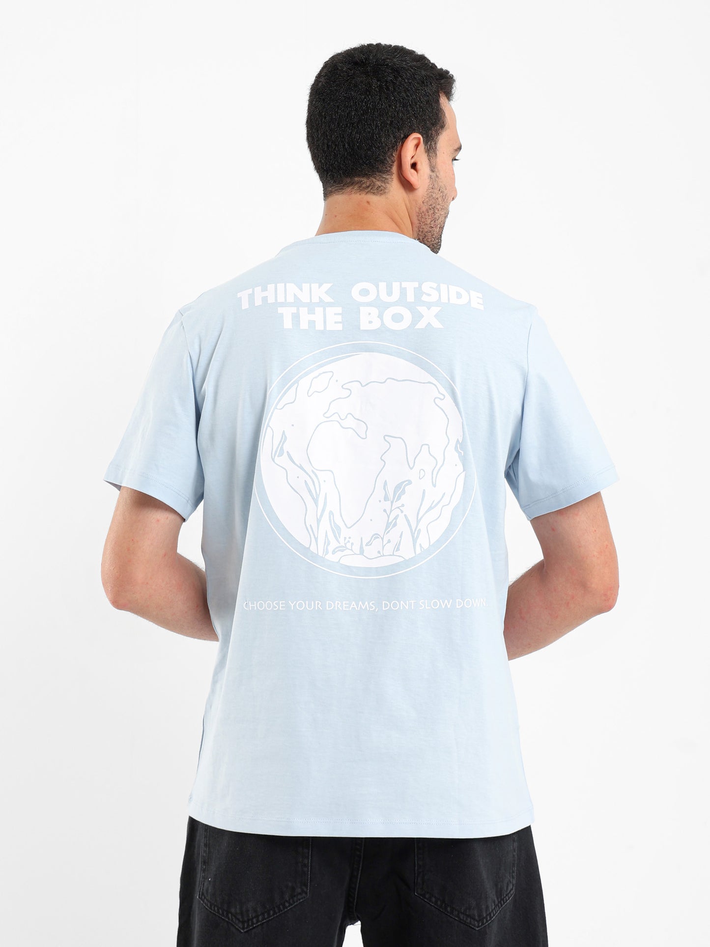 Think Outside The Box Printed T-Shirt