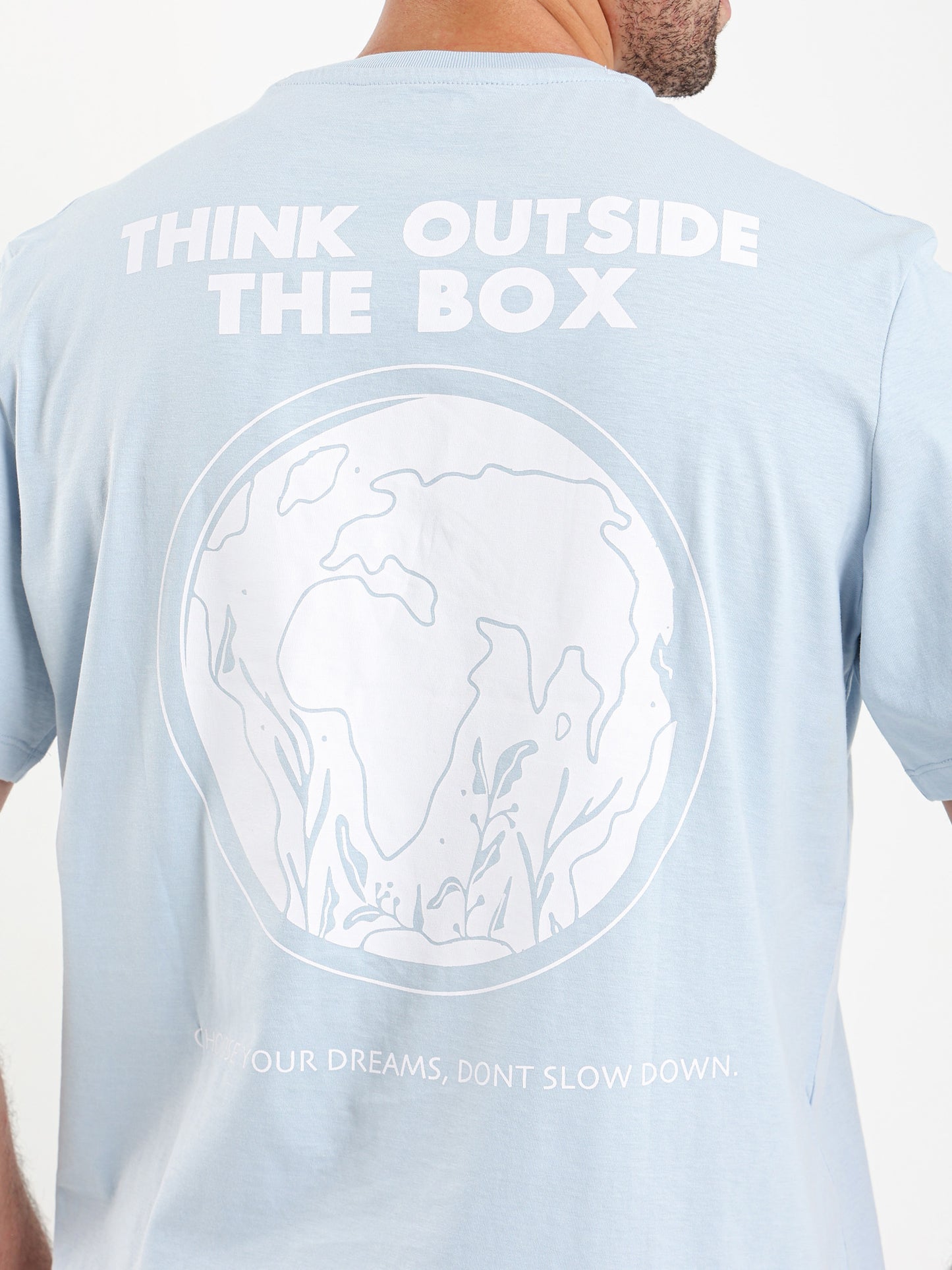 Think Outside The Box Printed T-Shirt