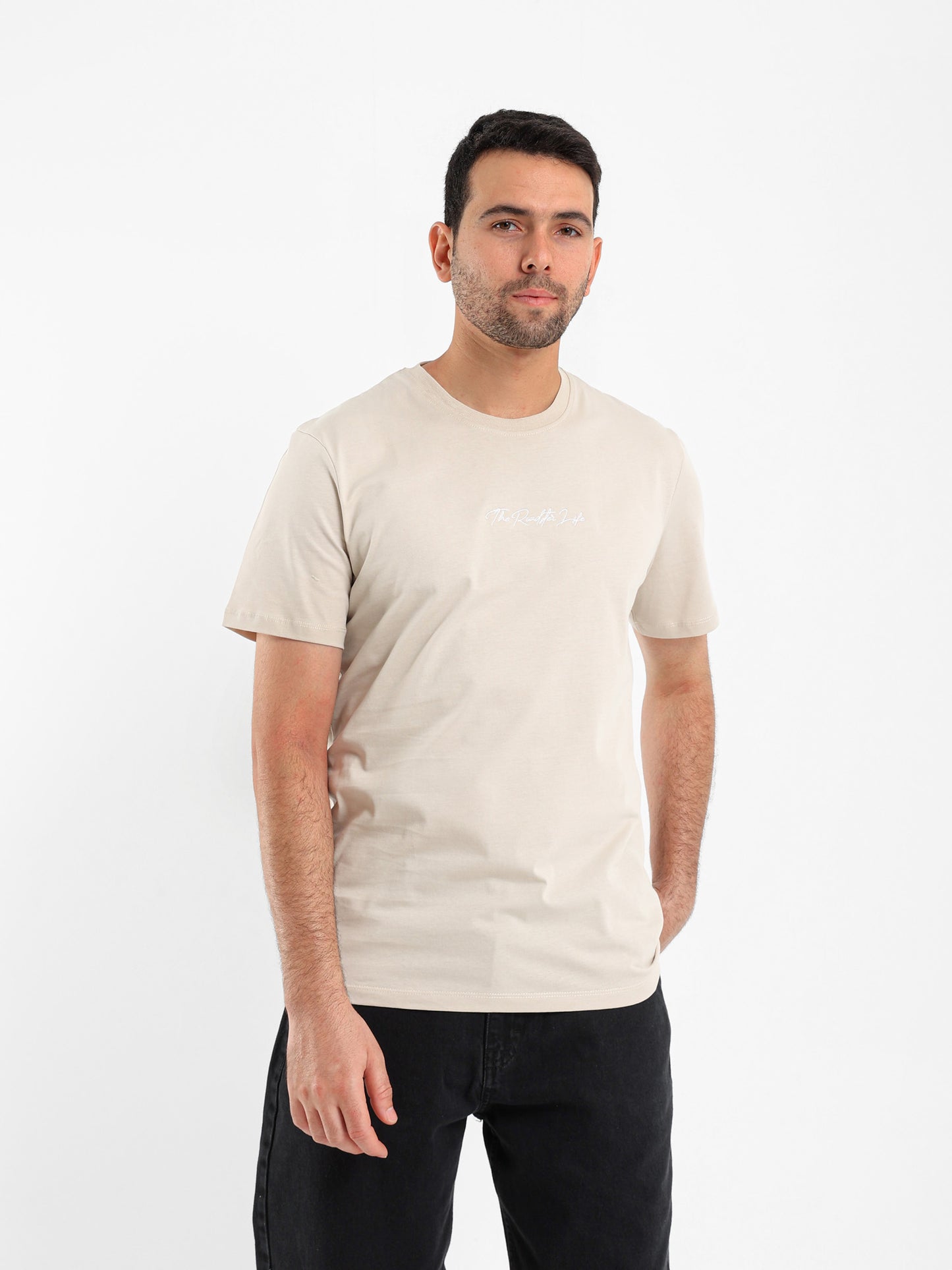 Round Neck Half Sleeves T-Shirt