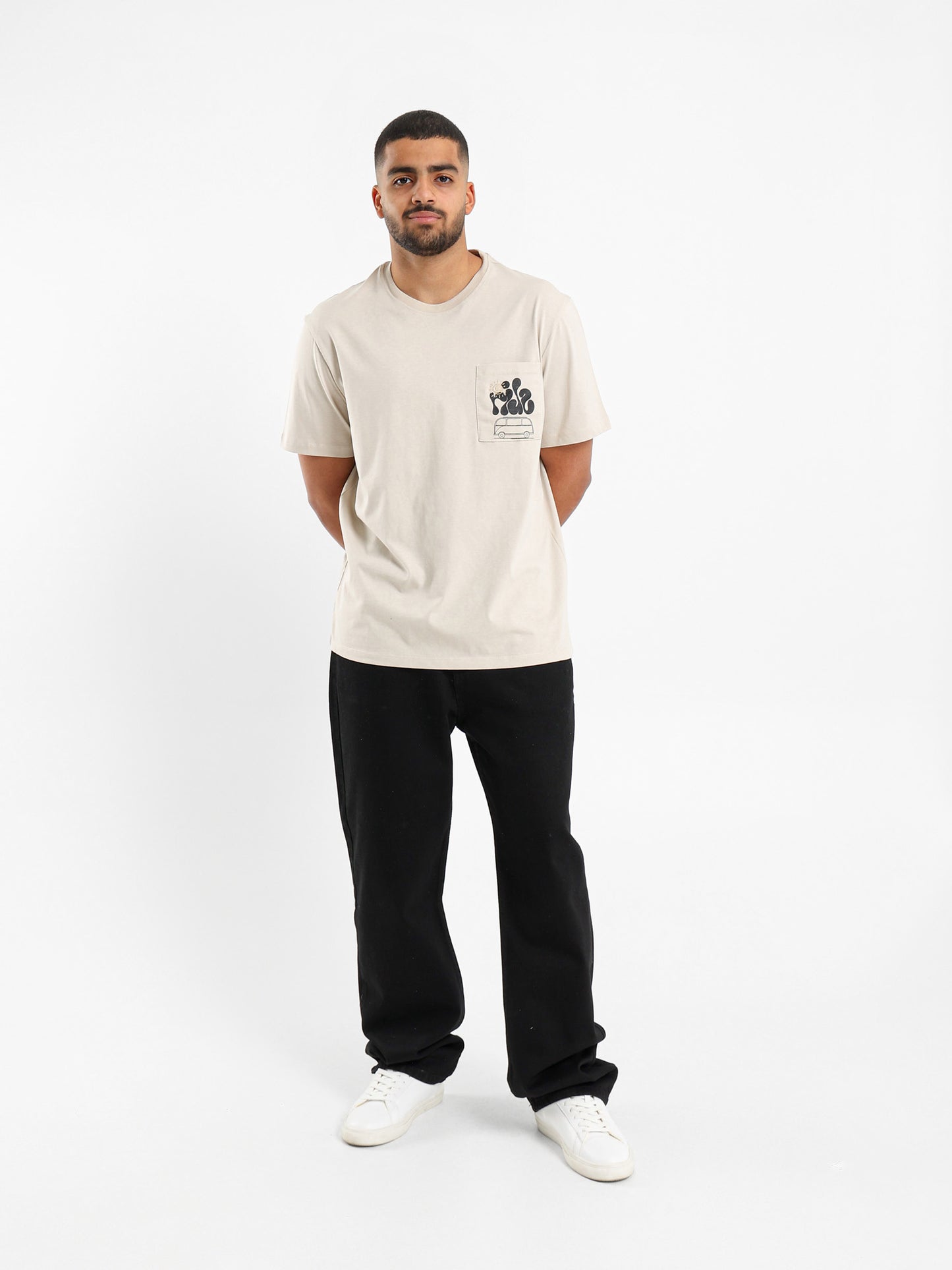 Printed Chest Pocket T-Shirt