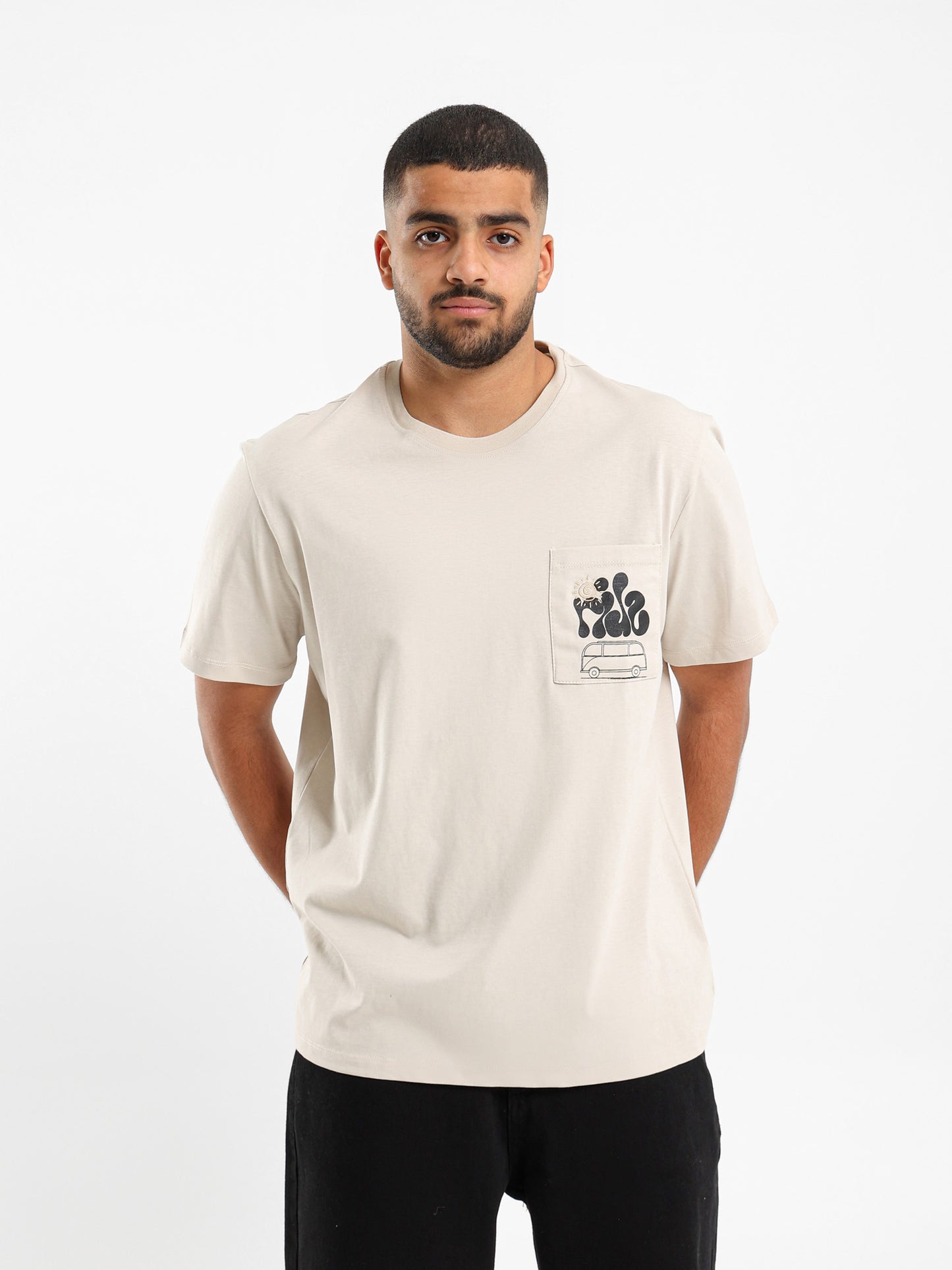 Printed Chest Pocket T-Shirt