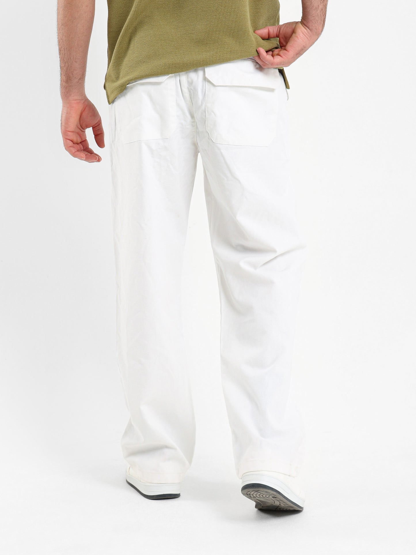 Loose Fit Pants With Big Pockets