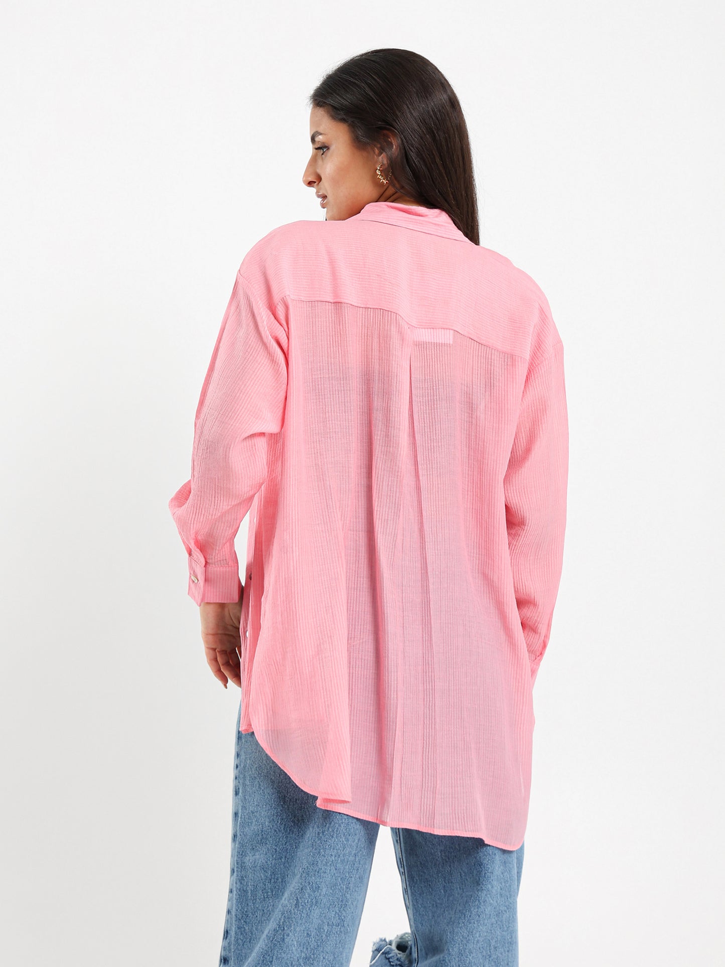 Light Textured Oversized Shirt