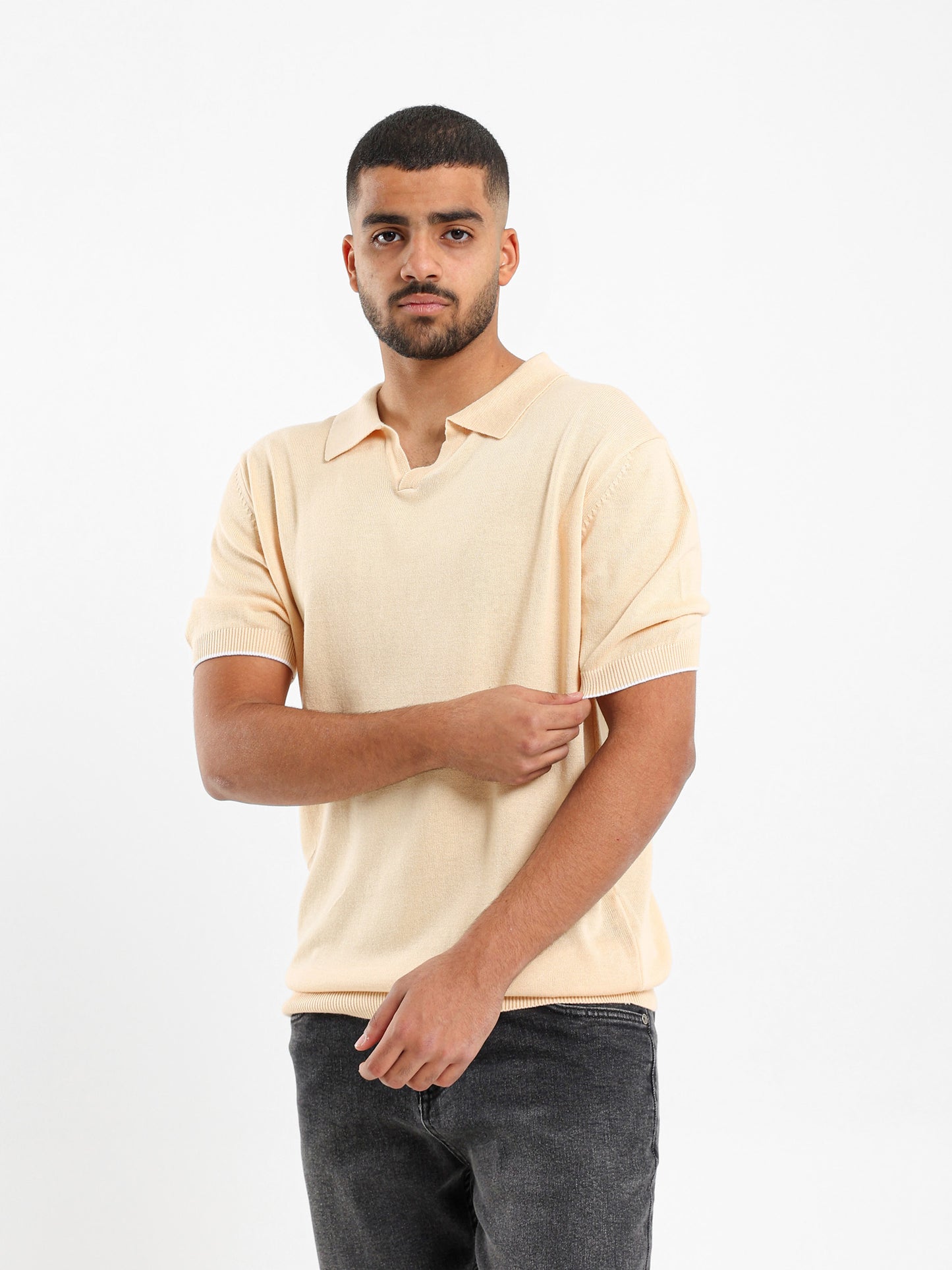 V-neck Polo Shirt