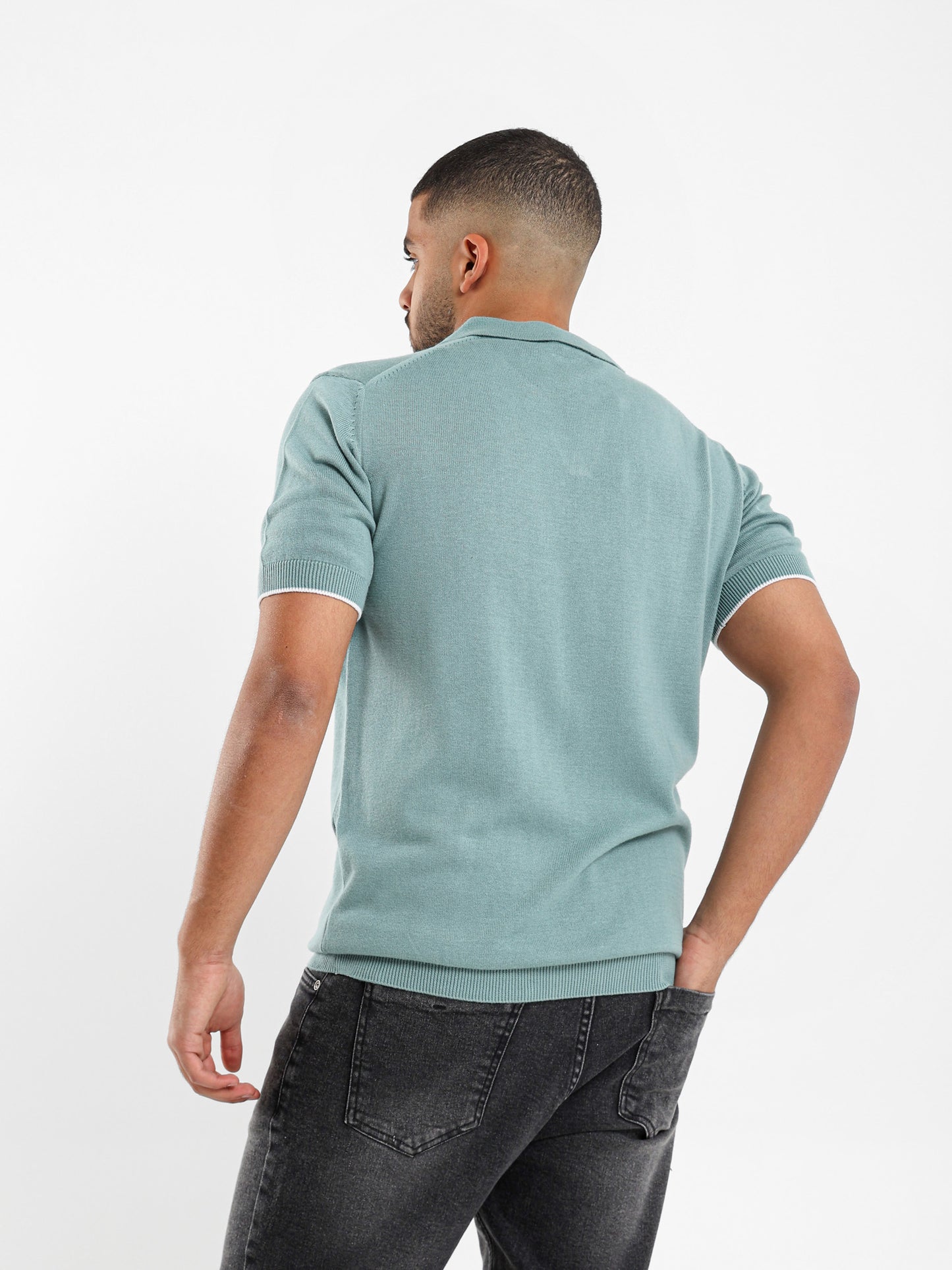 V-neck Polo Shirt