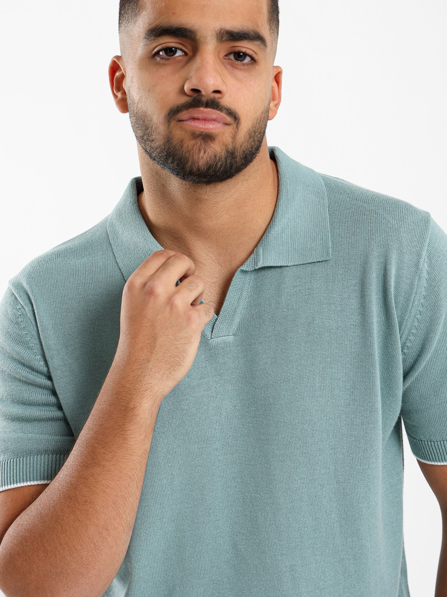 V-neck Polo Shirt