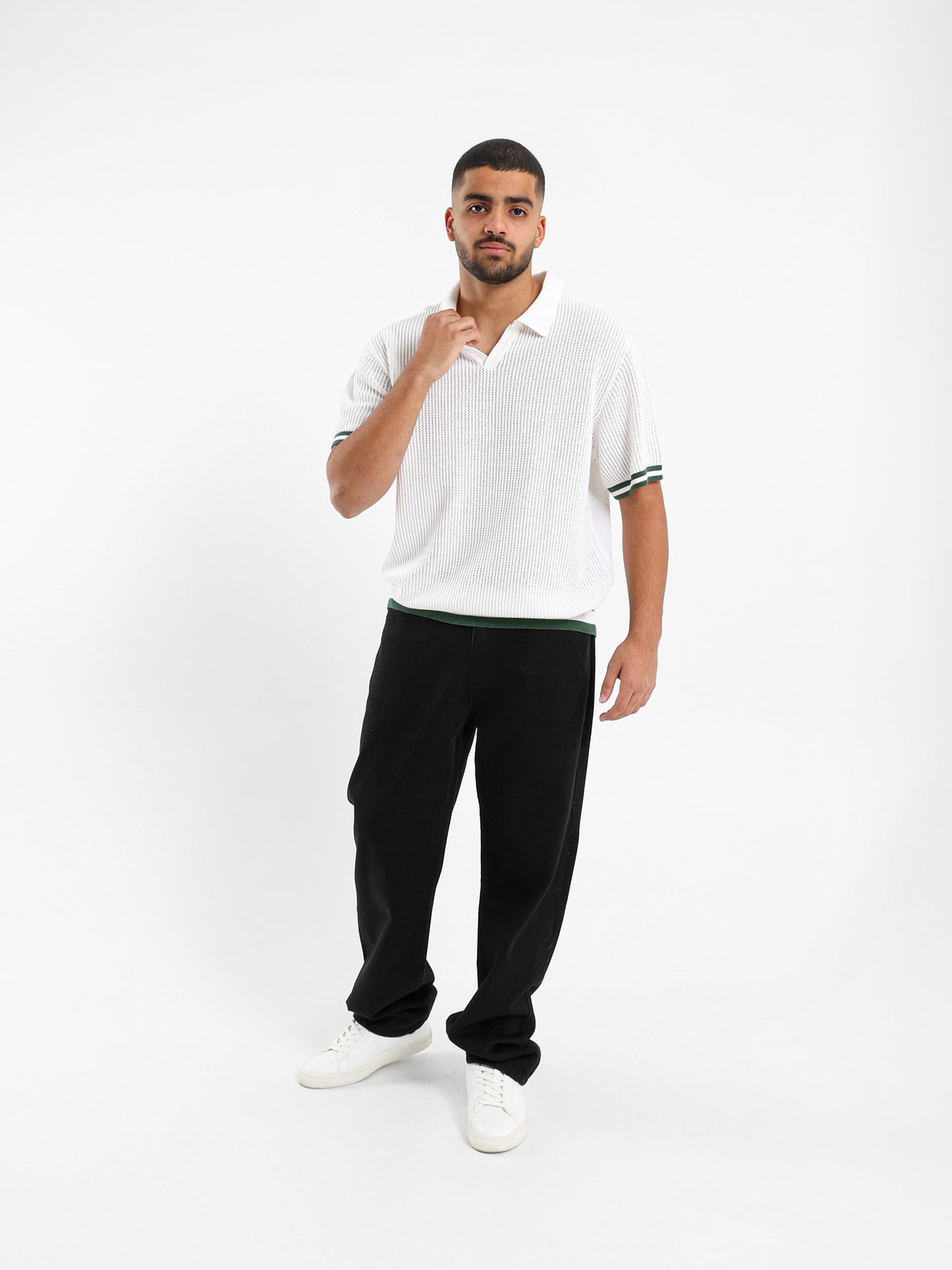 V-neck Polo Shirt