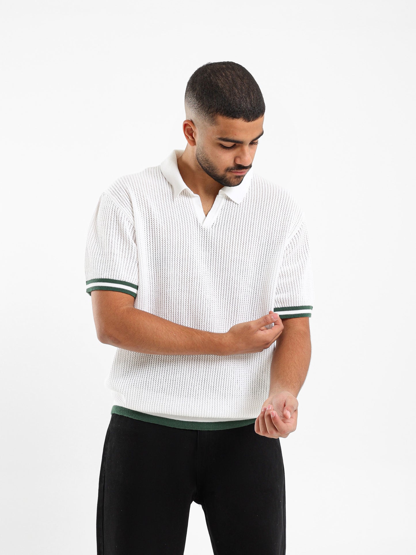 V-neck Polo Shirt