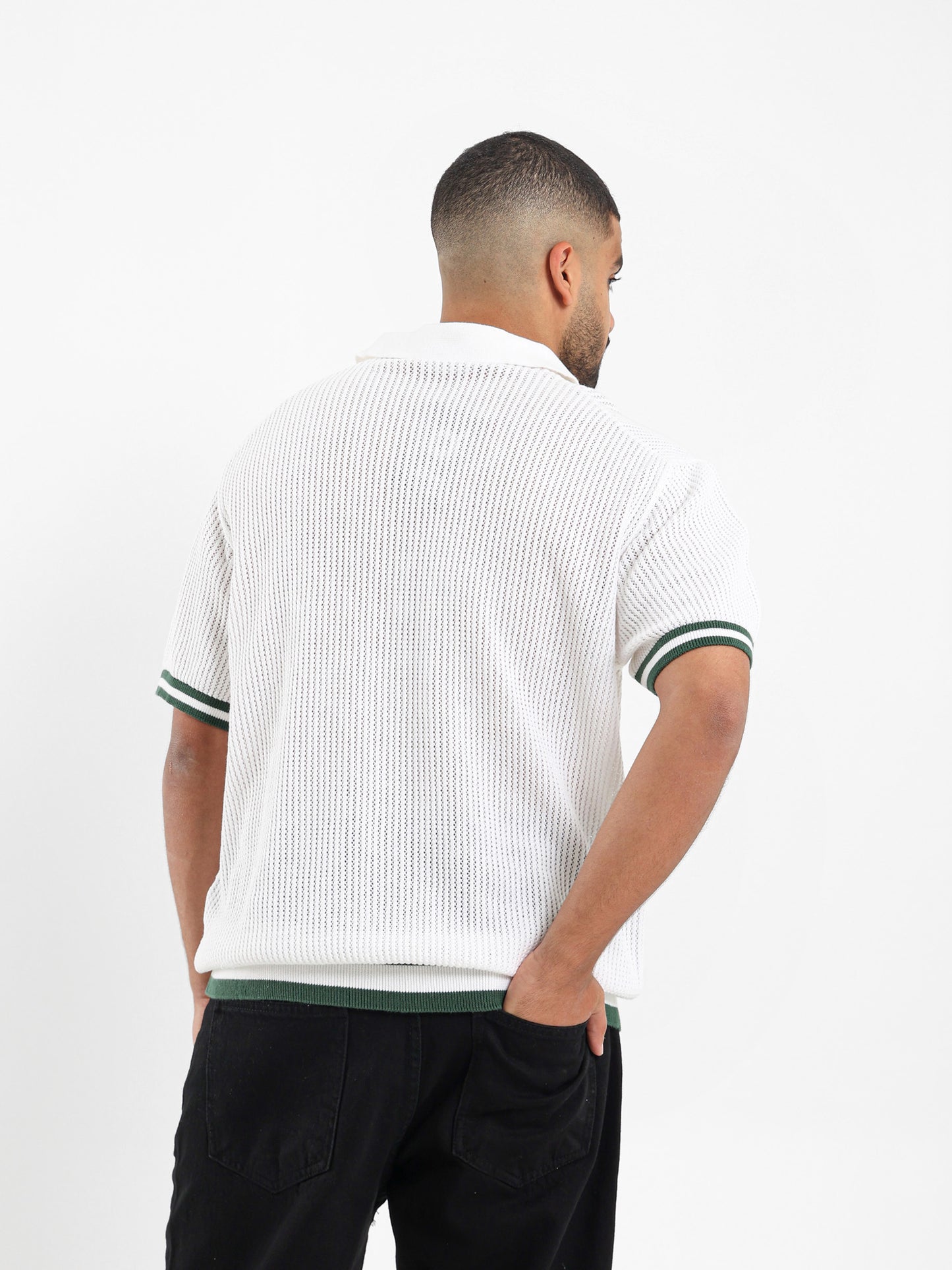 V-neck Polo Shirt