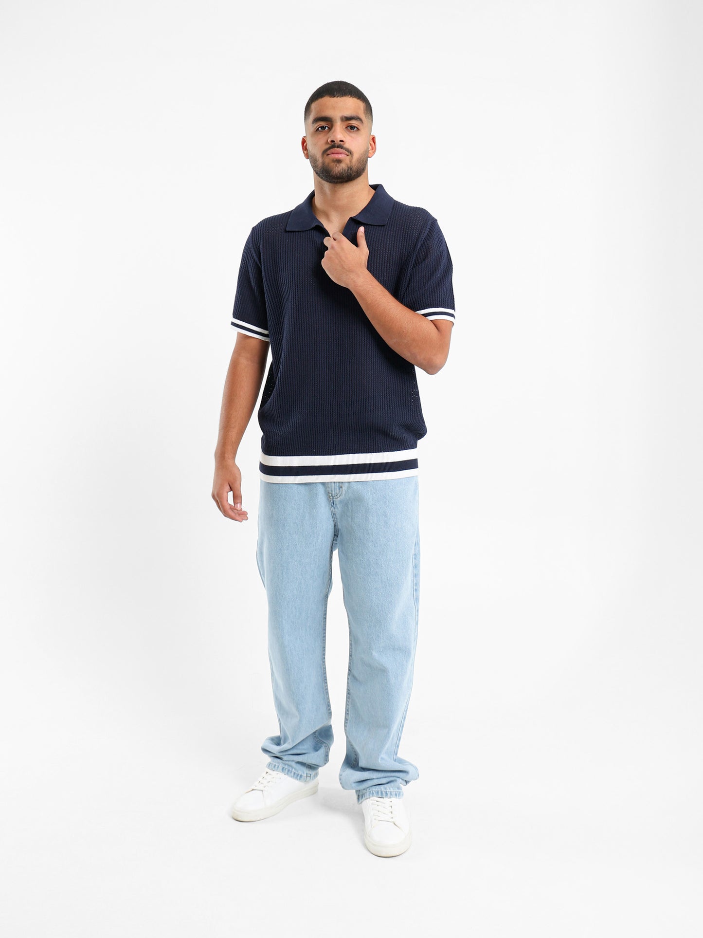 V-neck Polo Shirt
