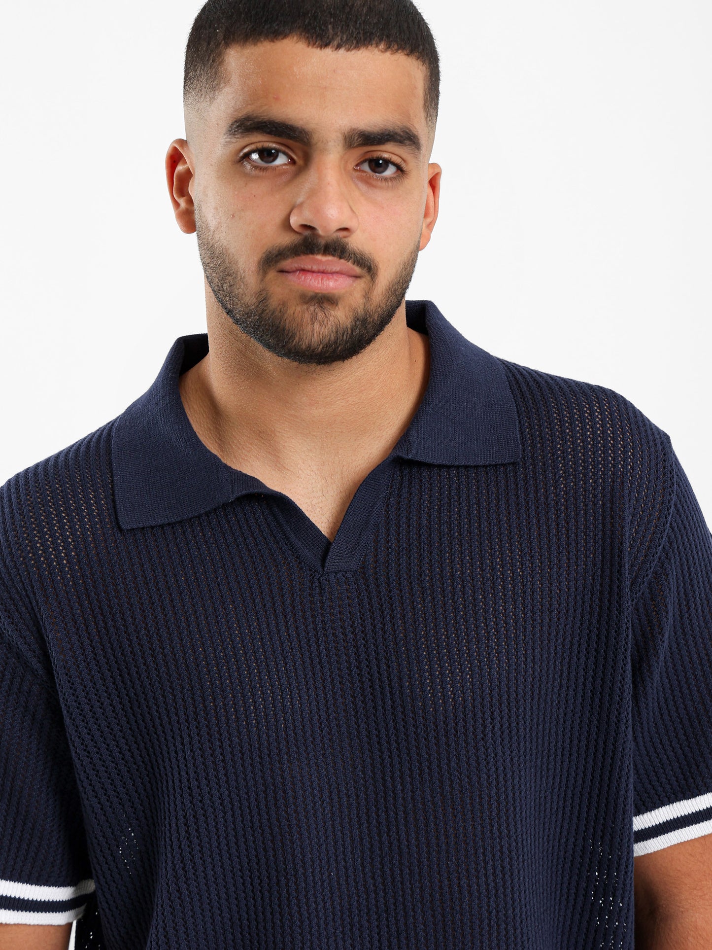 V-neck Polo Shirt