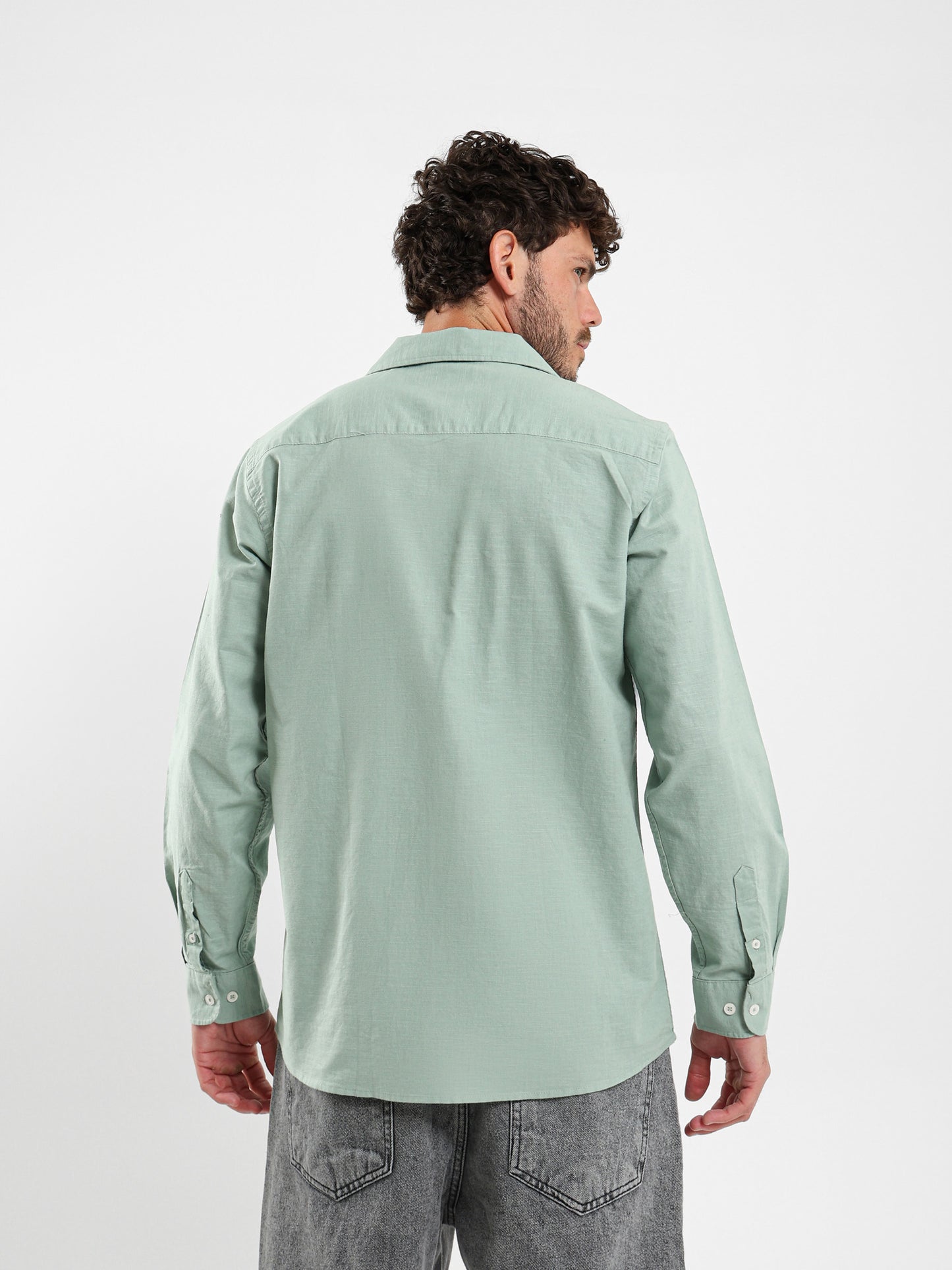 Relaxed Linen Shirt With Two Chest Pockets