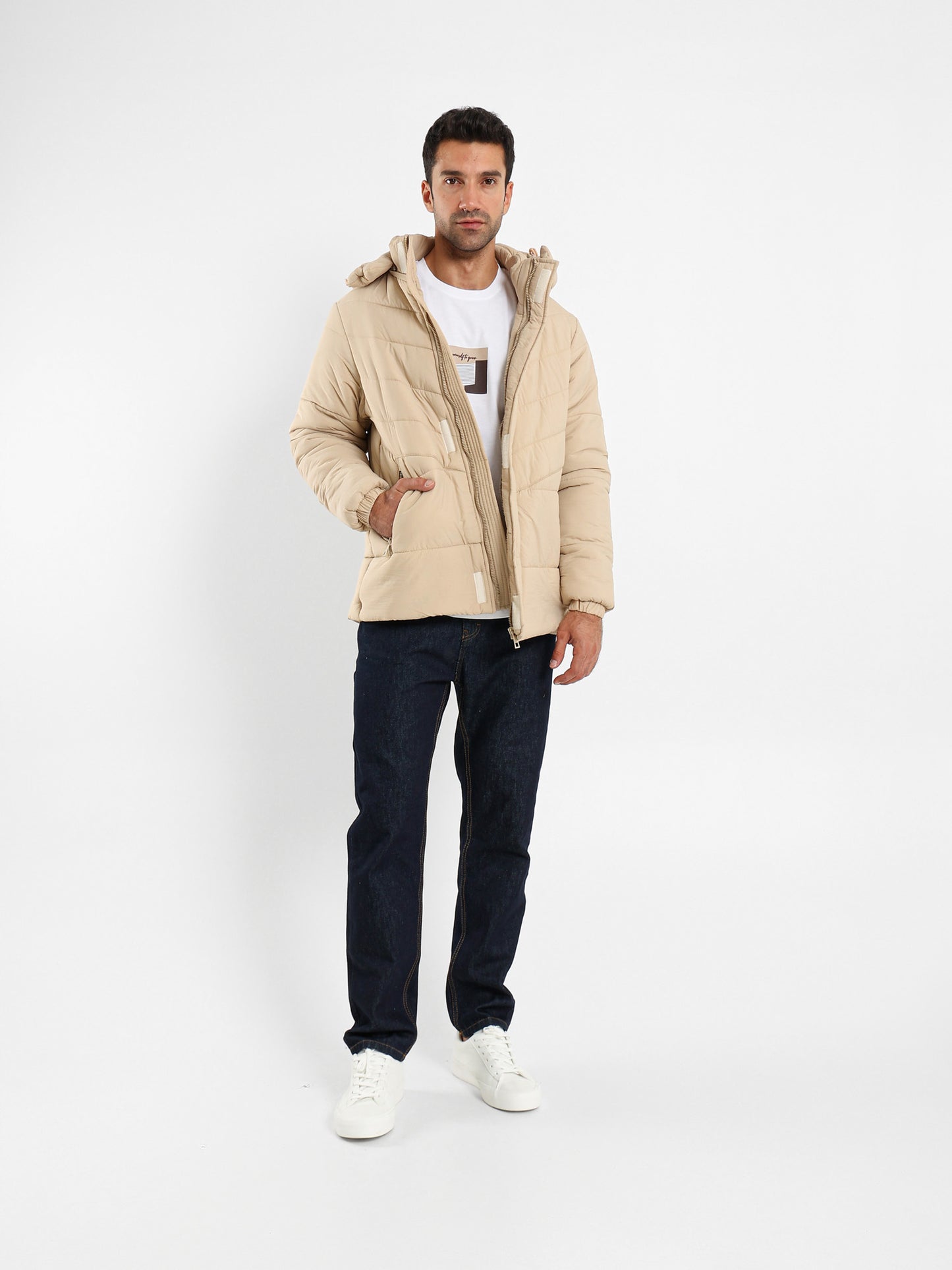 Regular Fit Same Wash Denim Jeans with Pockets