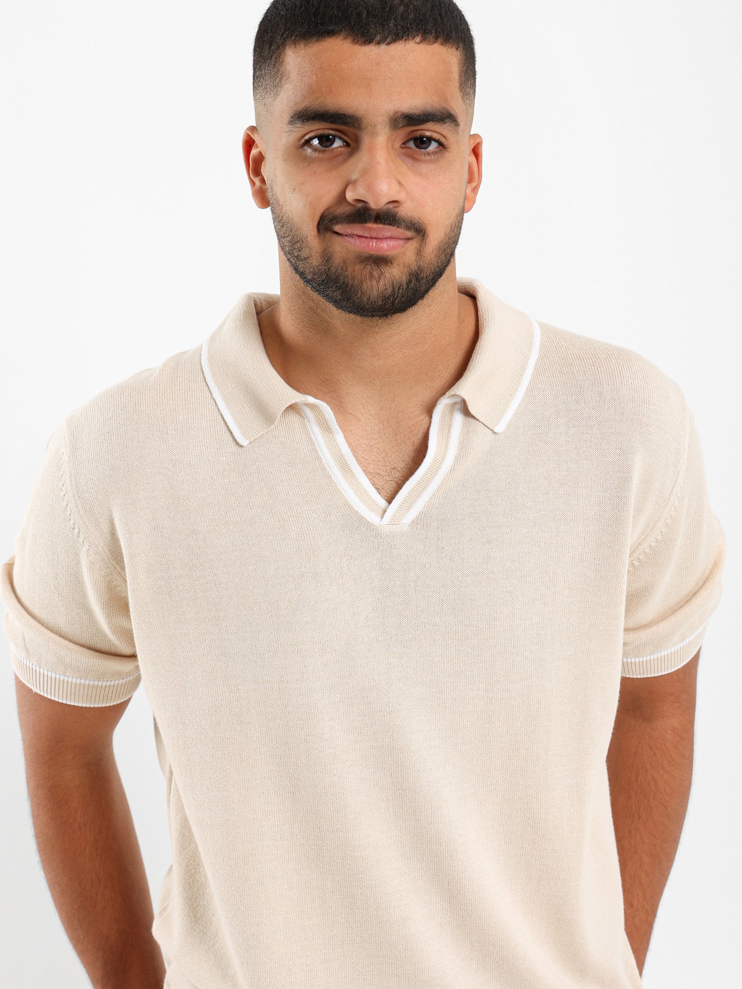 V-neck Polo Shirt