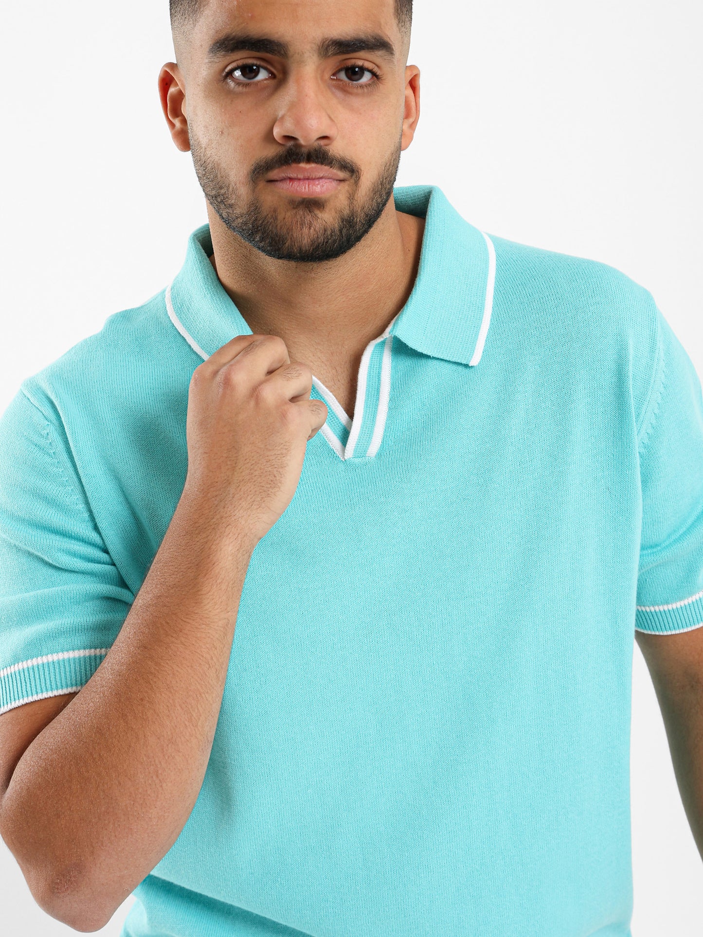 V-neck Polo Shirt