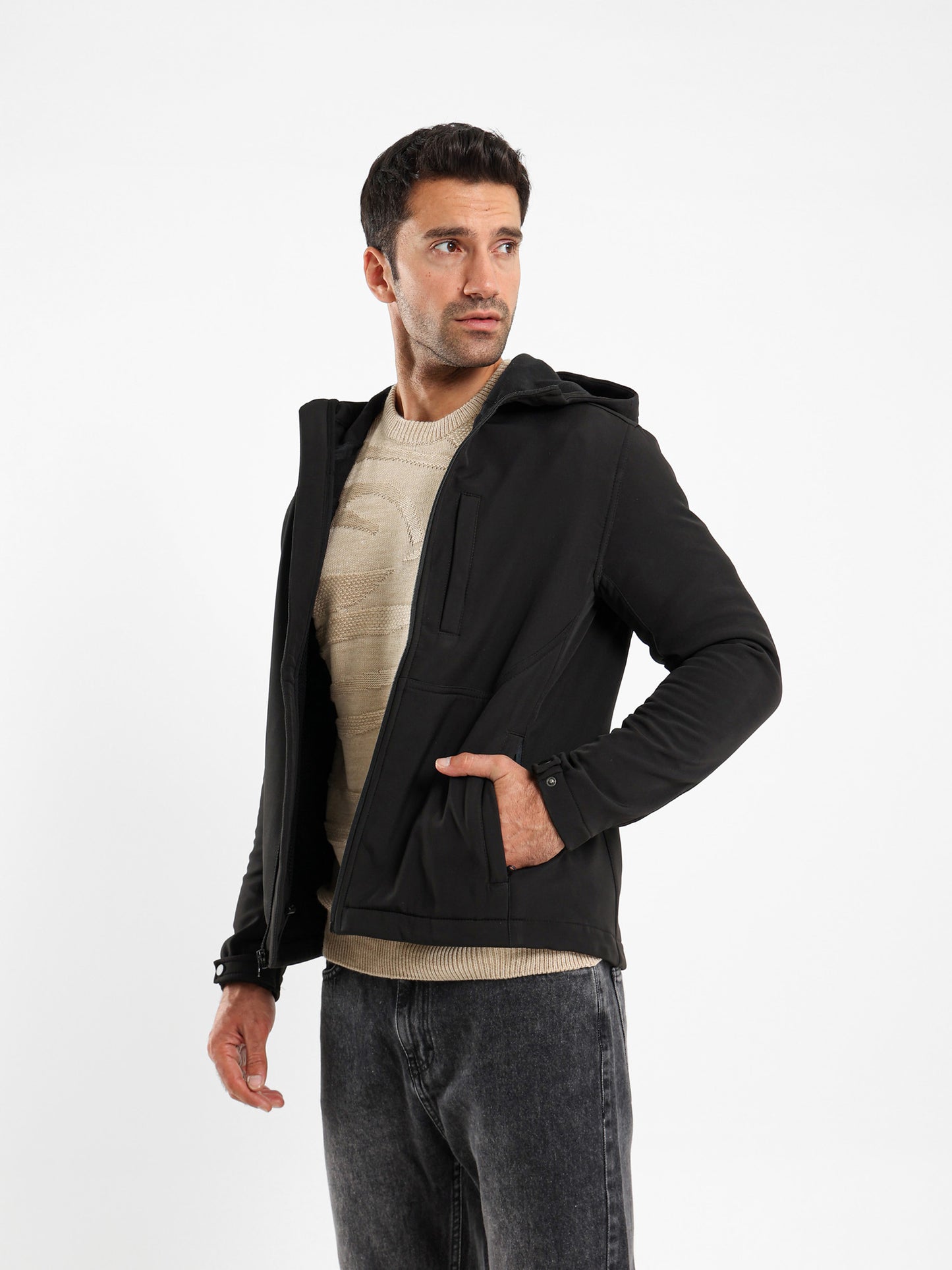Hooded Fur-Lined Puffer Jacket