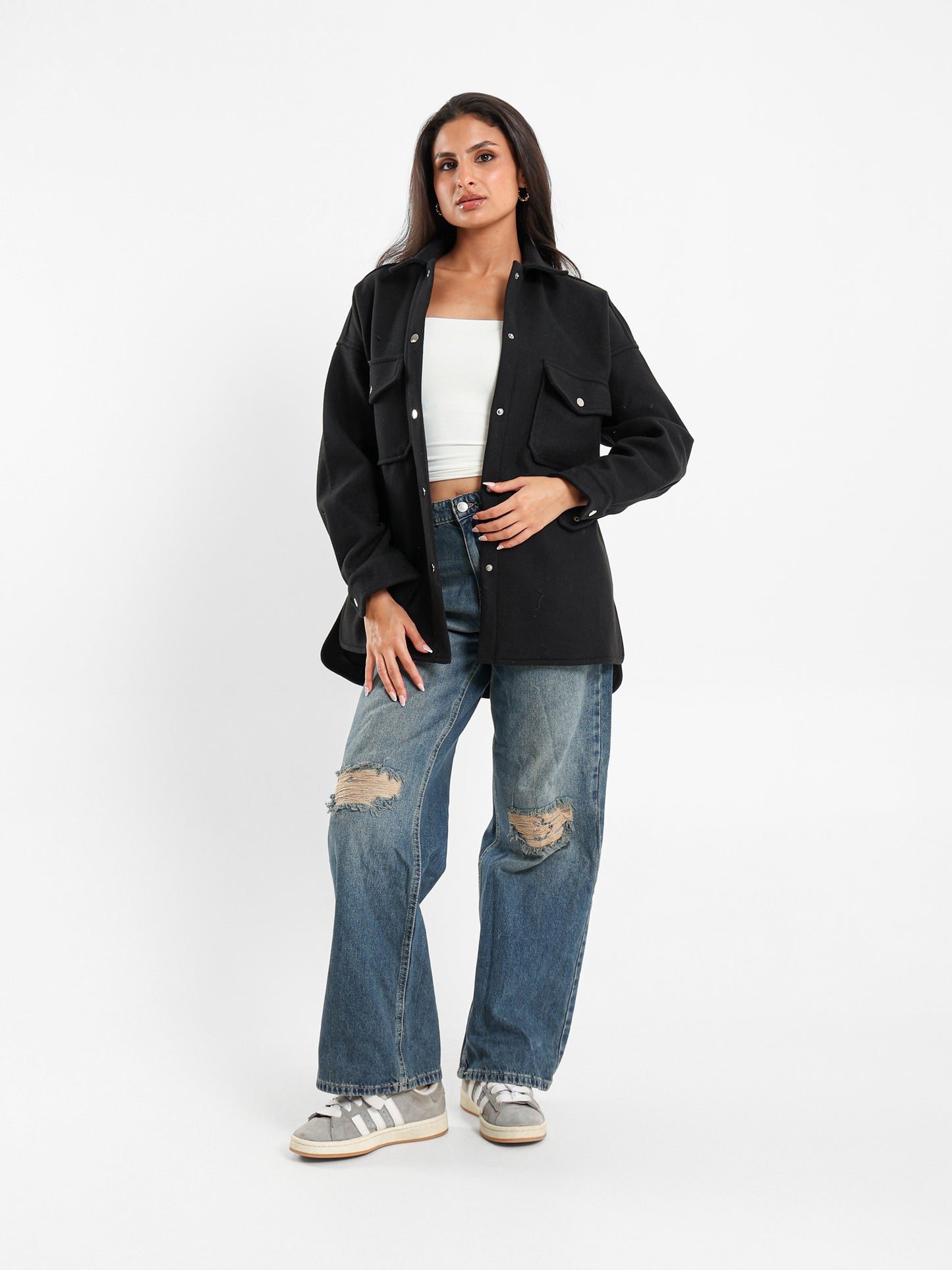 Soft Goukh Oversized Overshirt