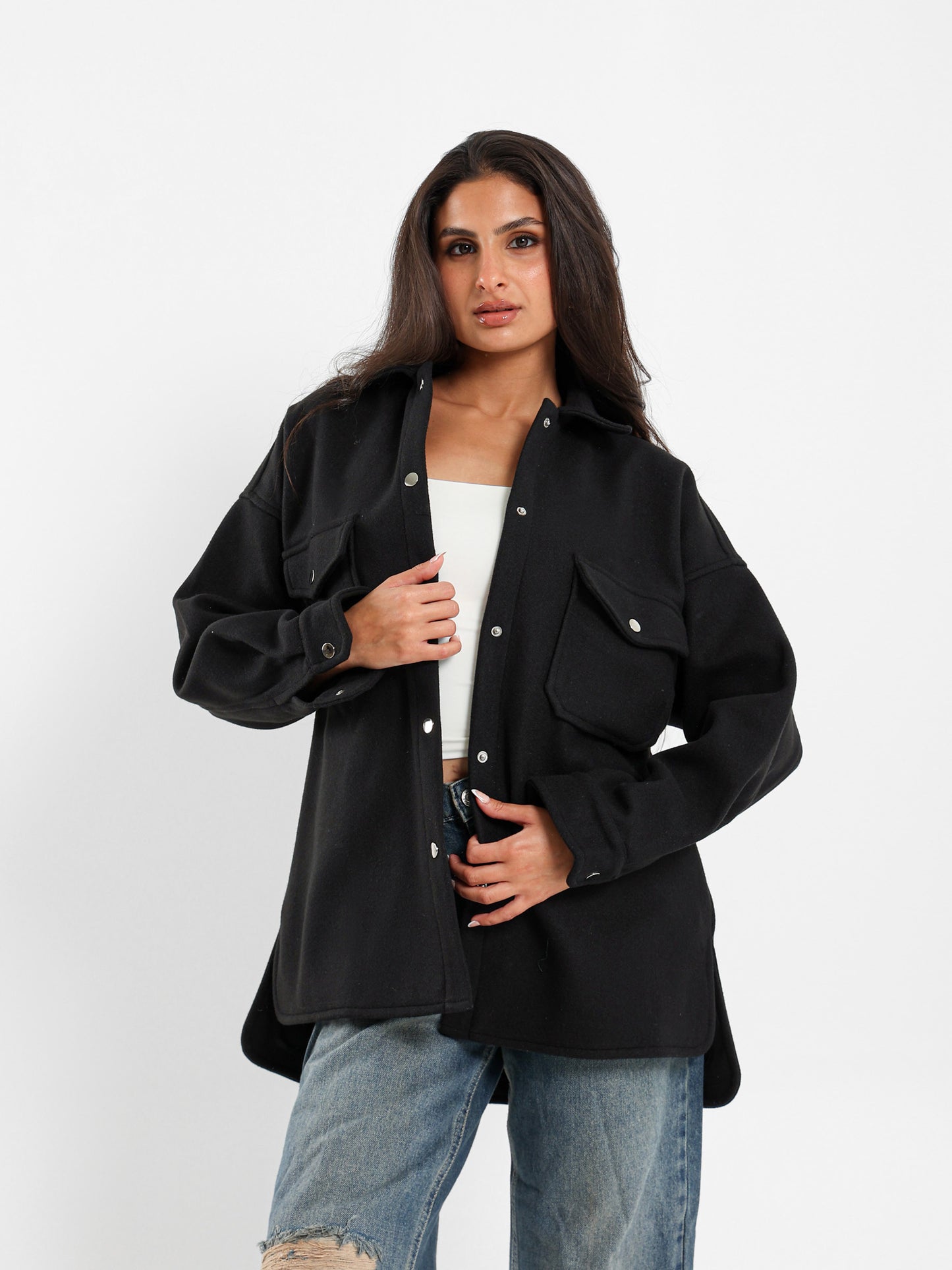 Soft Goukh Oversized Overshirt