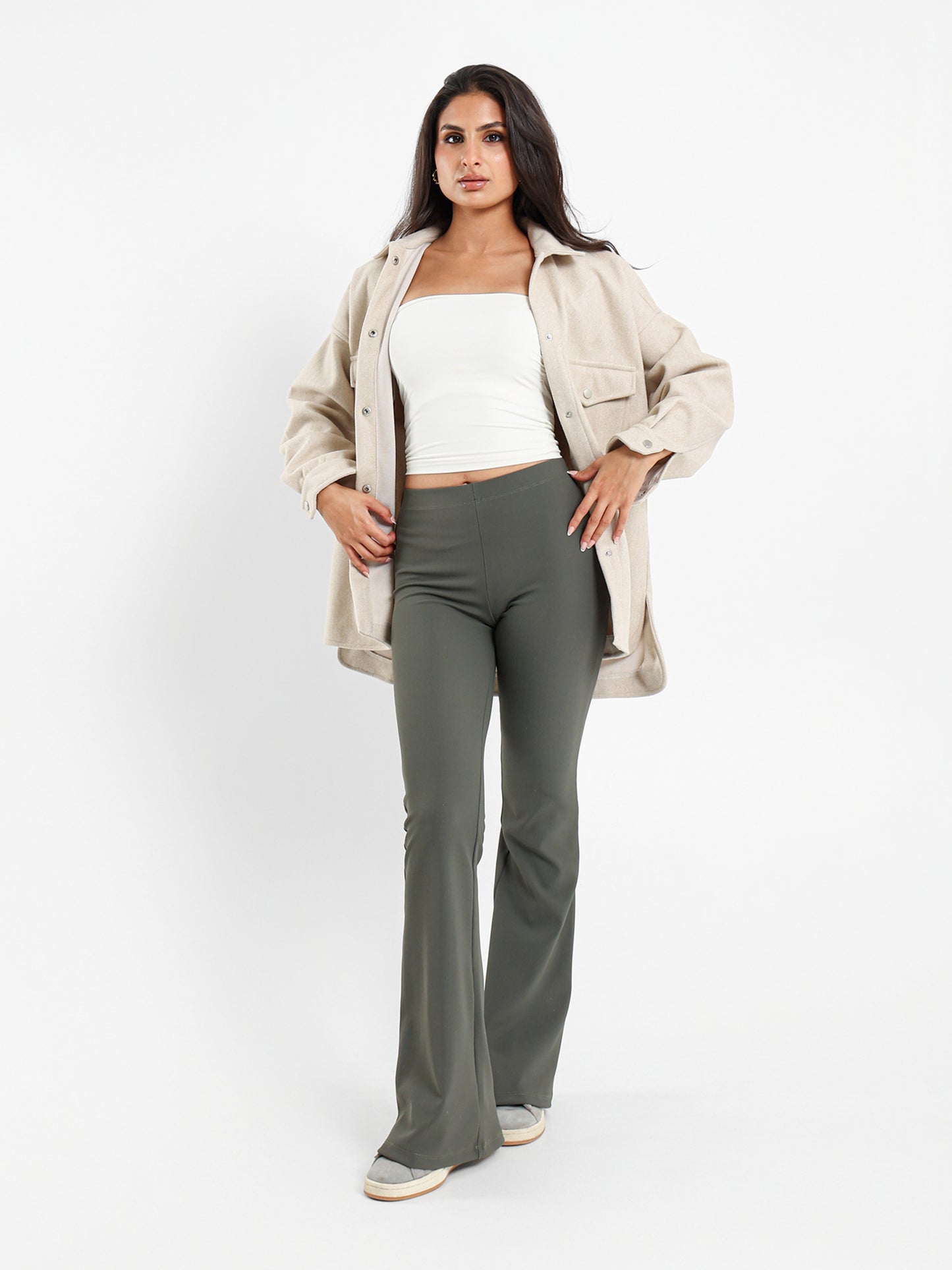 Flared Leg Pants