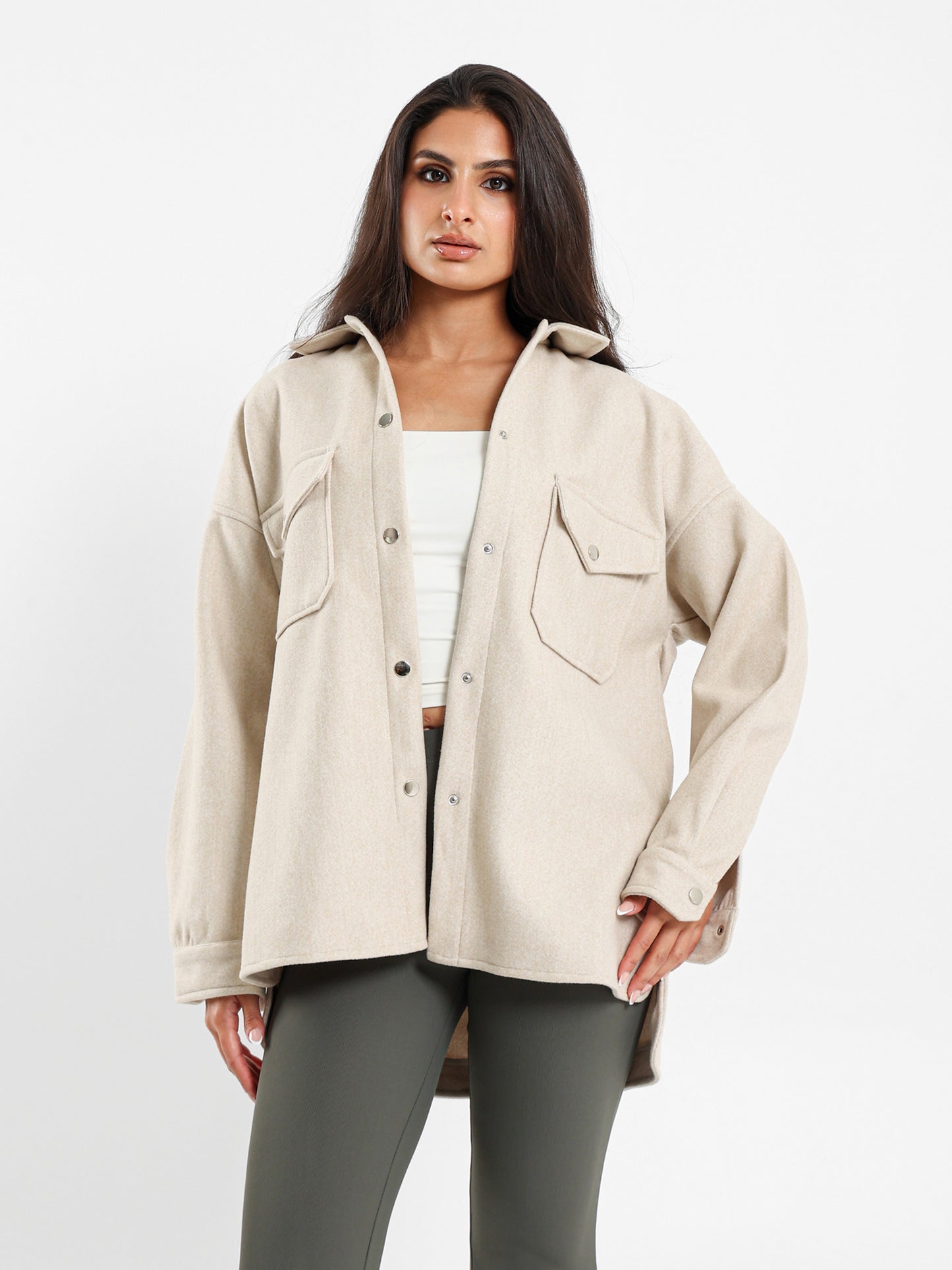Soft Goukh Oversized Overshirt