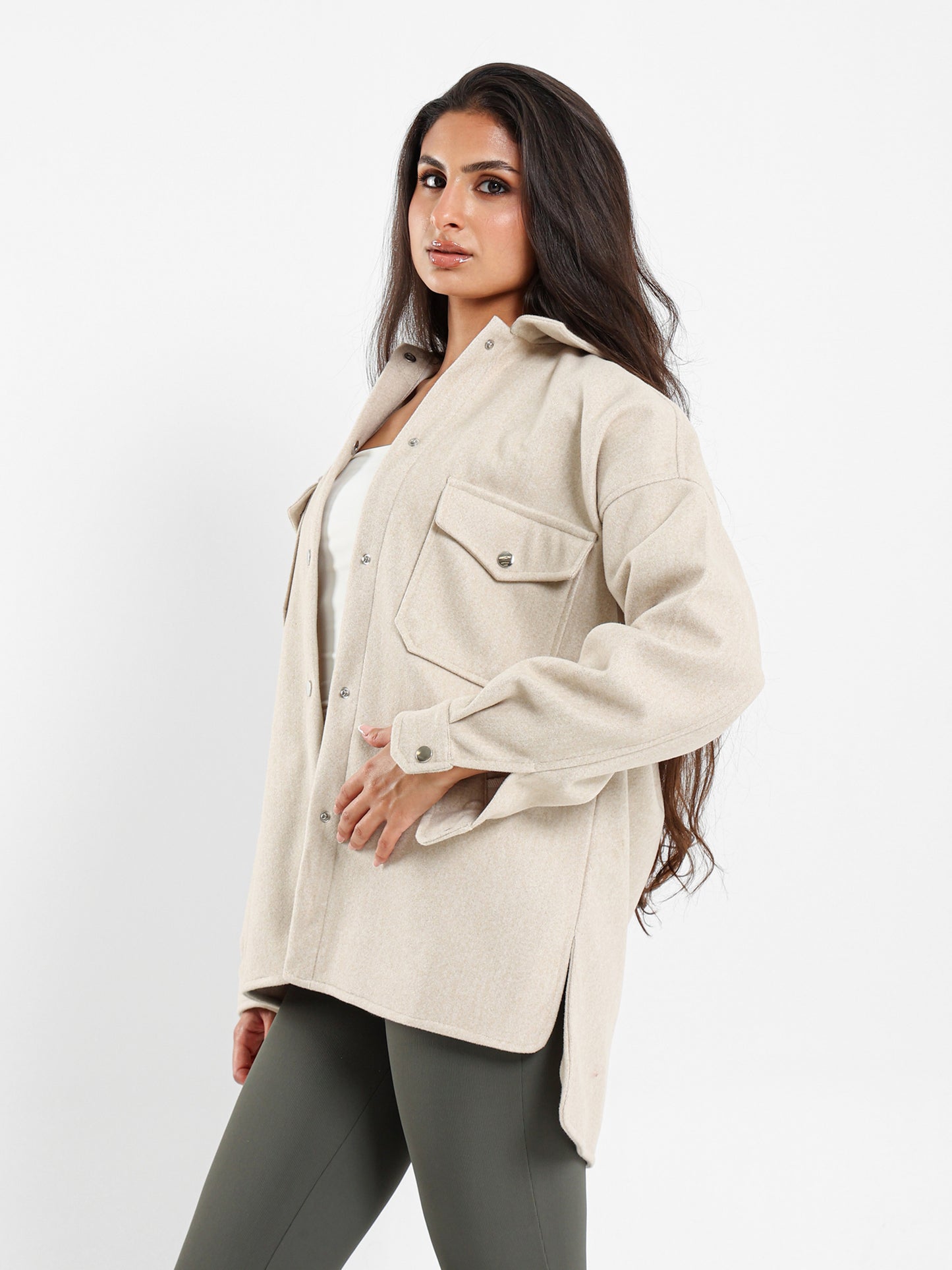Soft Goukh Oversized Overshirt