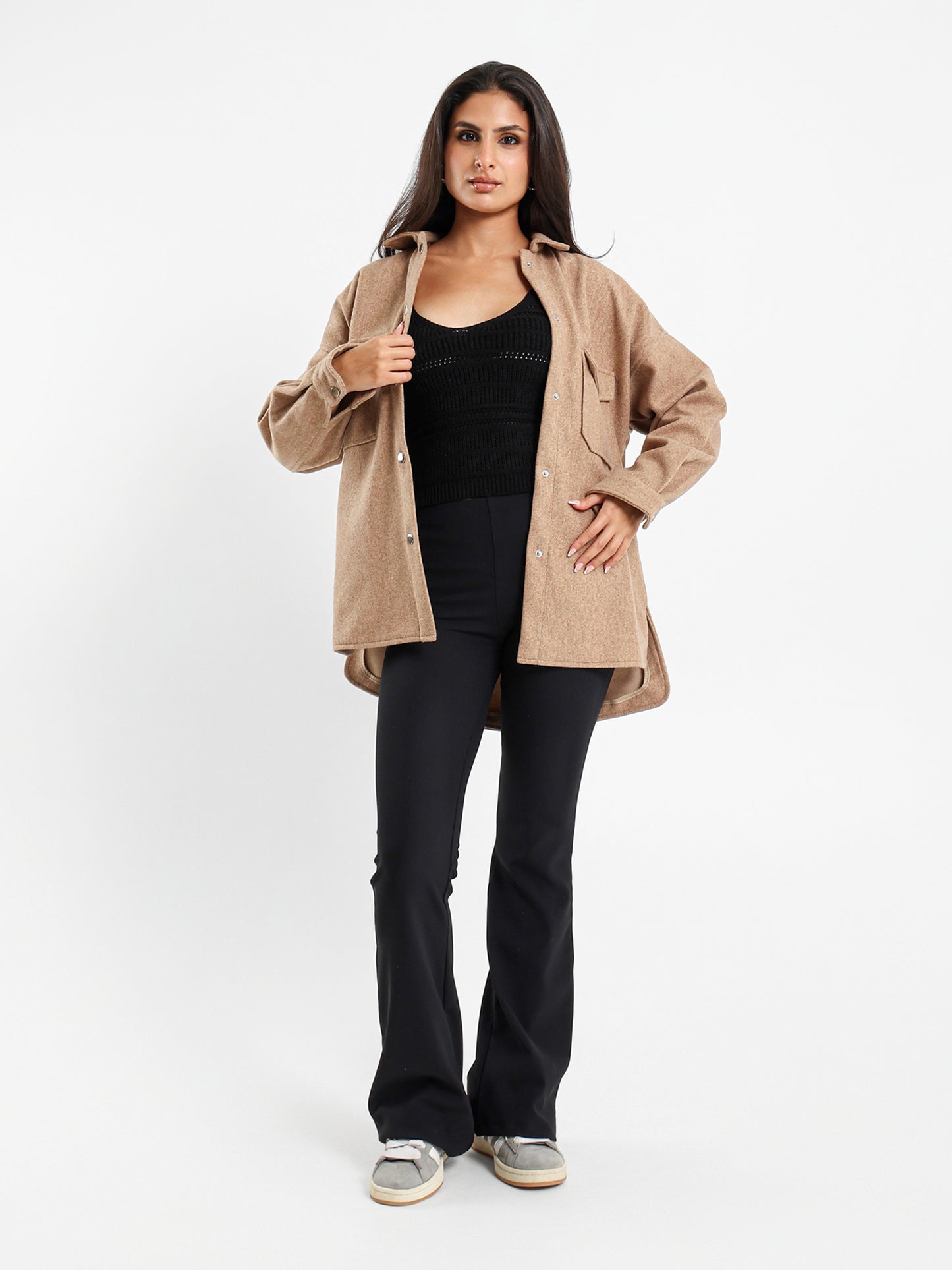Soft Goukh Oversized Overshirt