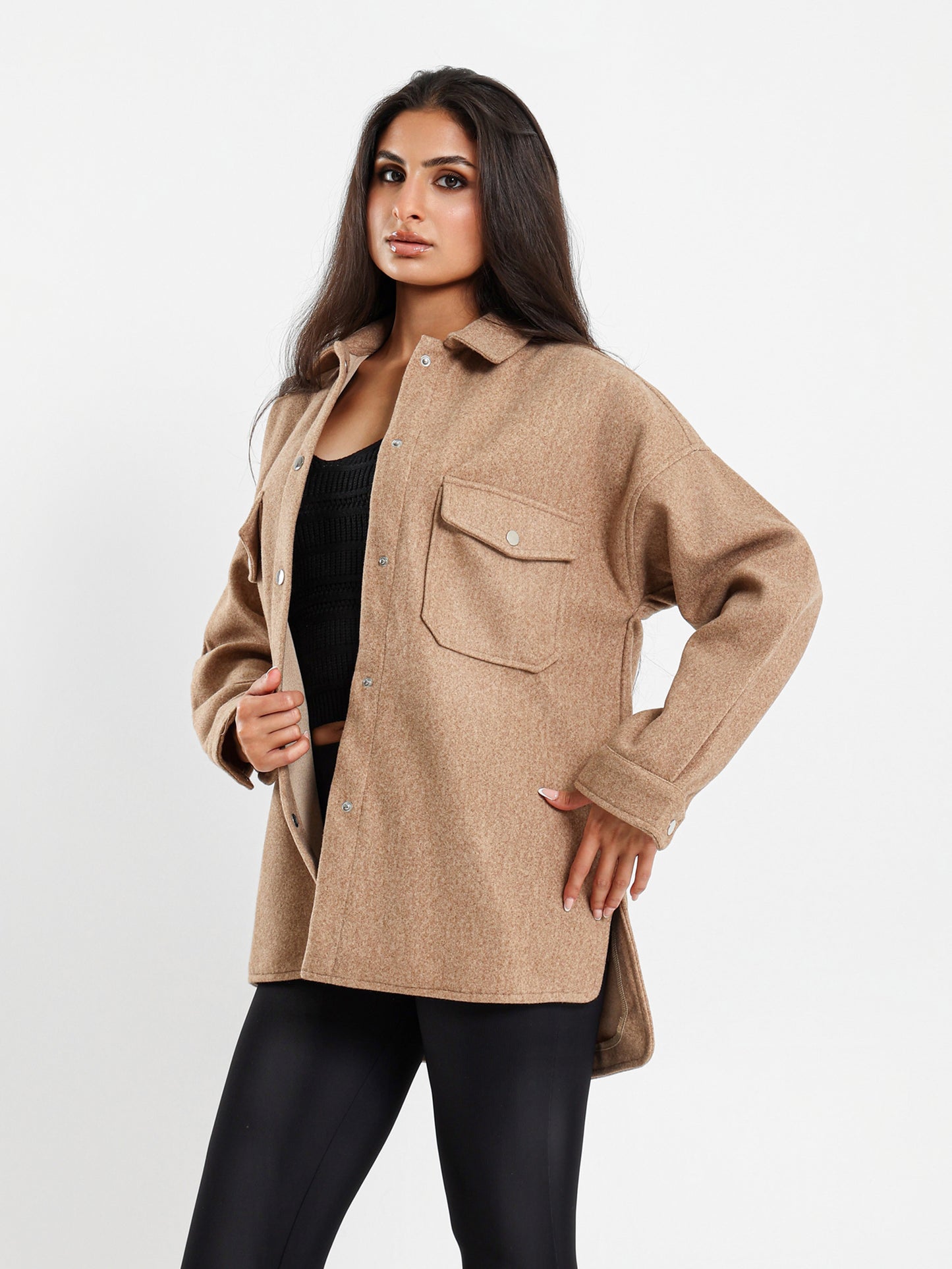 Soft Goukh Oversized Overshirt