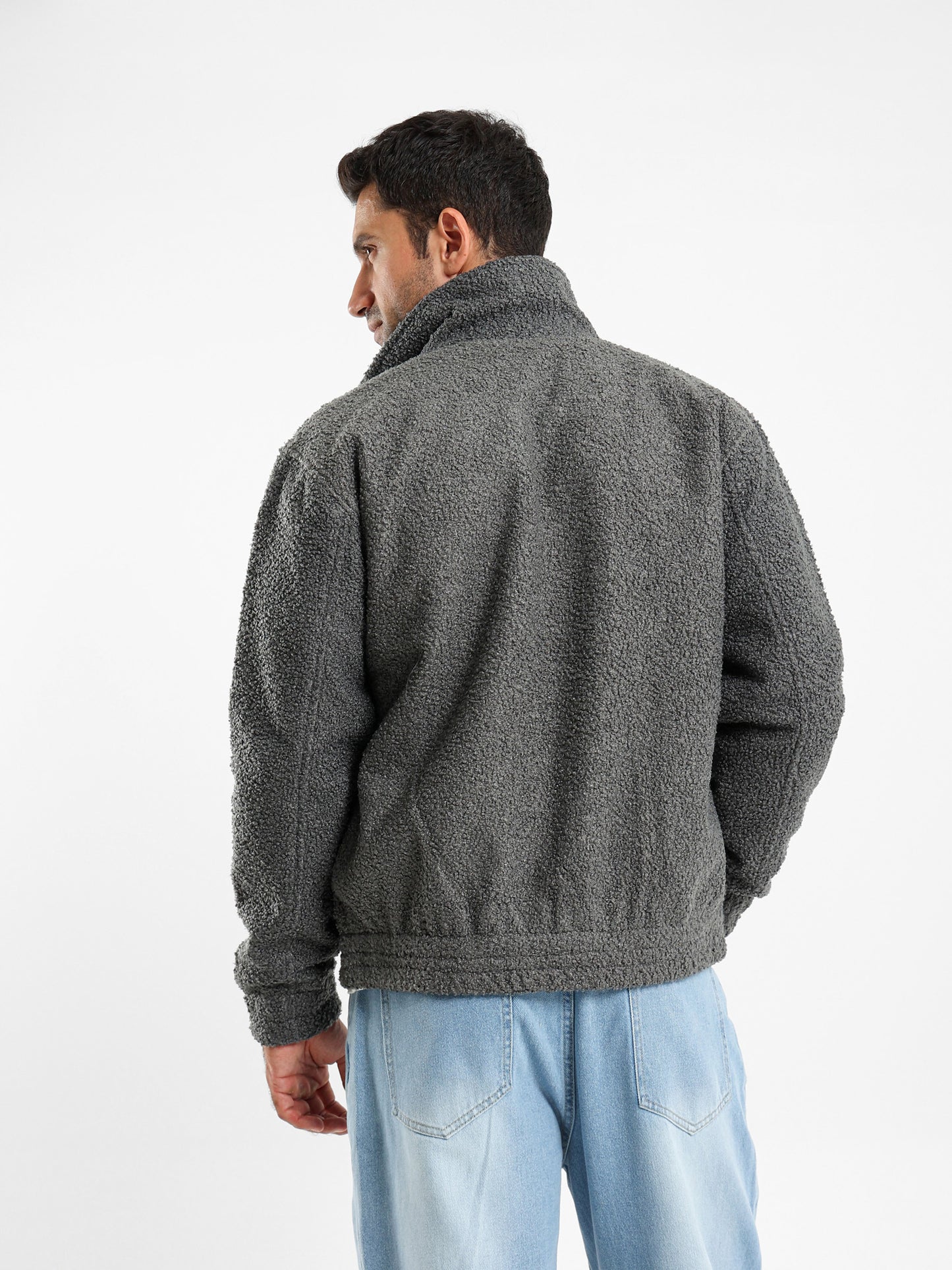 Regular Fit Teddy Jacket