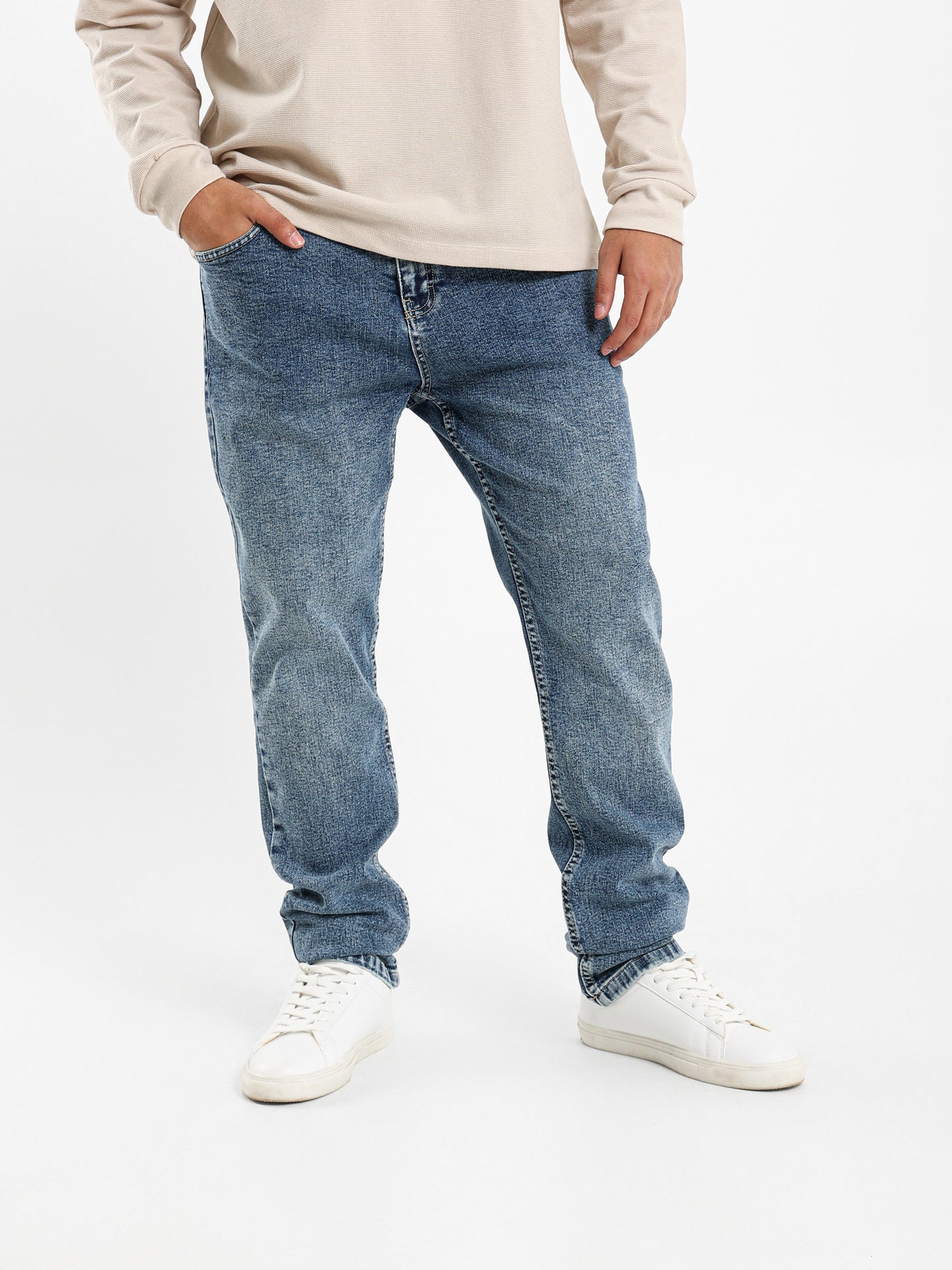 Slim Fit Denim Pants