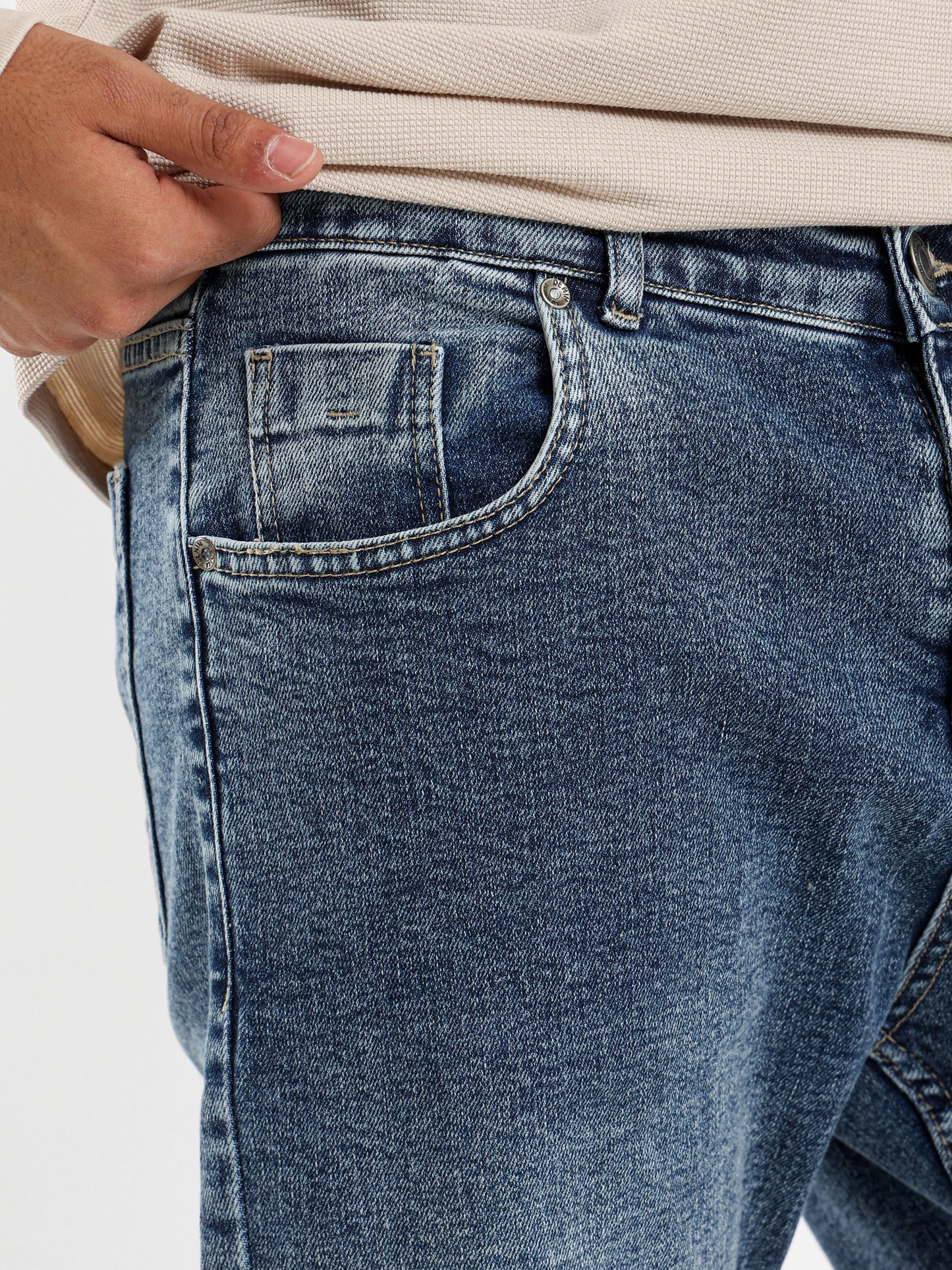 Slim Fit Denim Pants