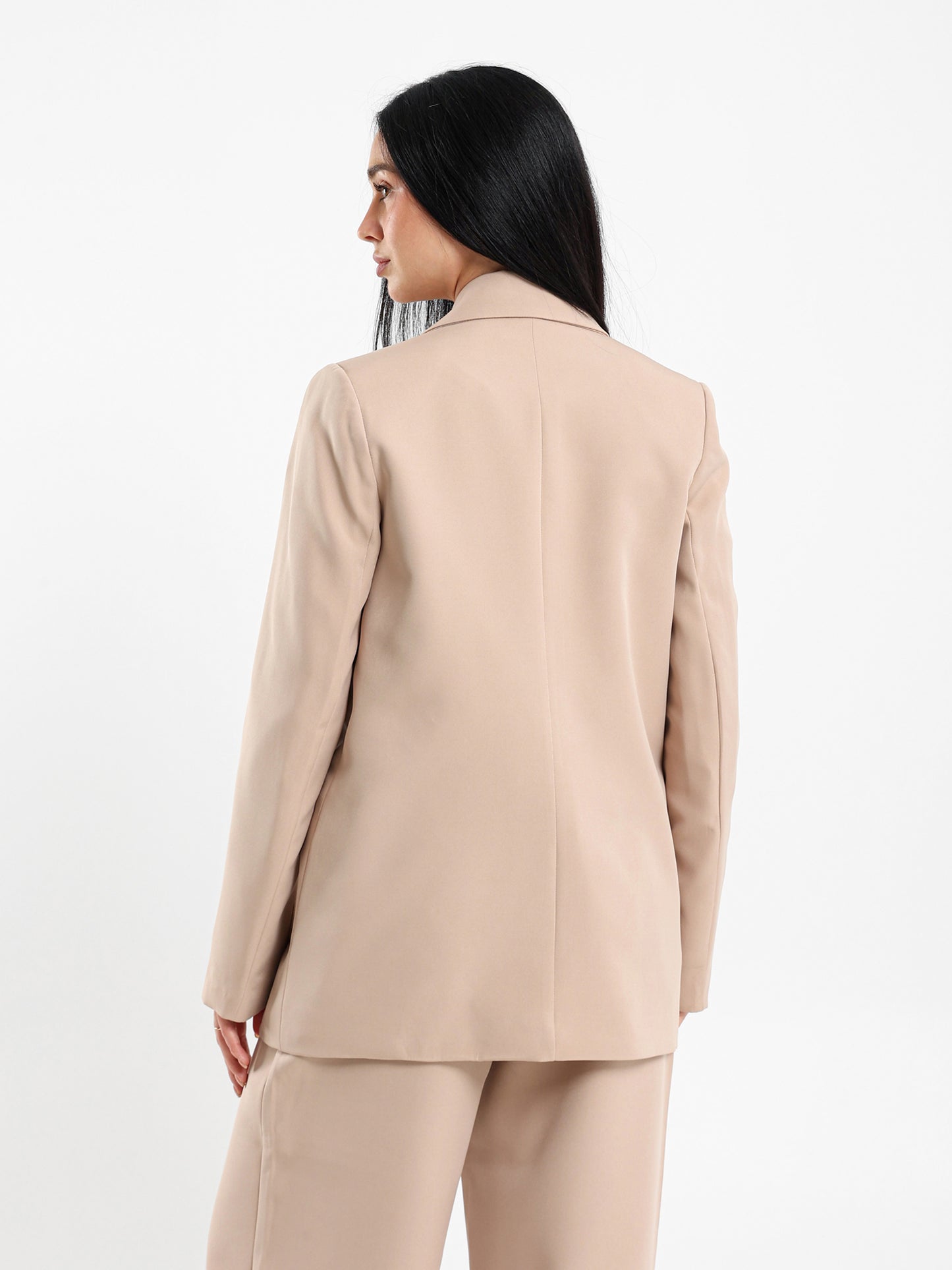 Double-Breasted Loose-Fit Blazer