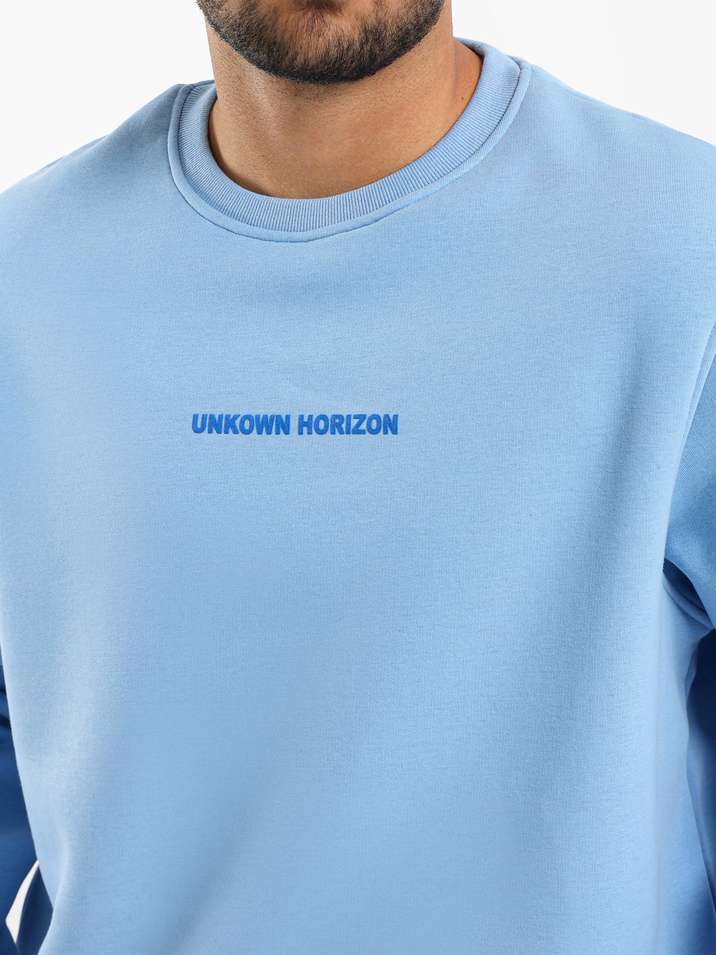 Unknown Horizon Front Print Sweatshirt