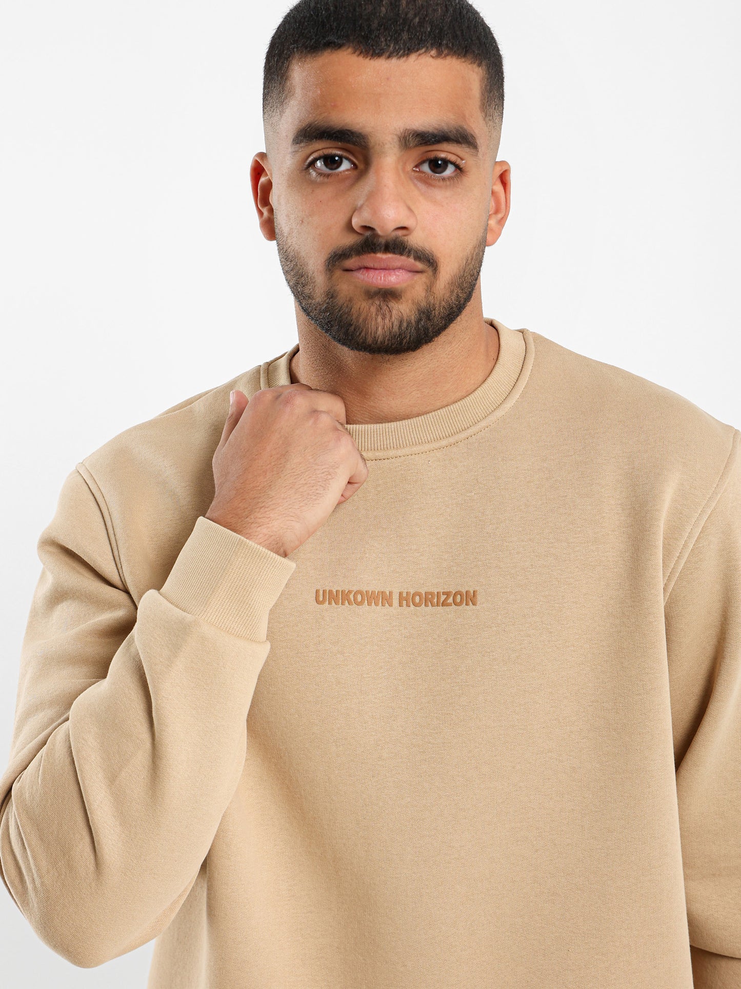 Unknown Horizon Front Print Sweatshirt