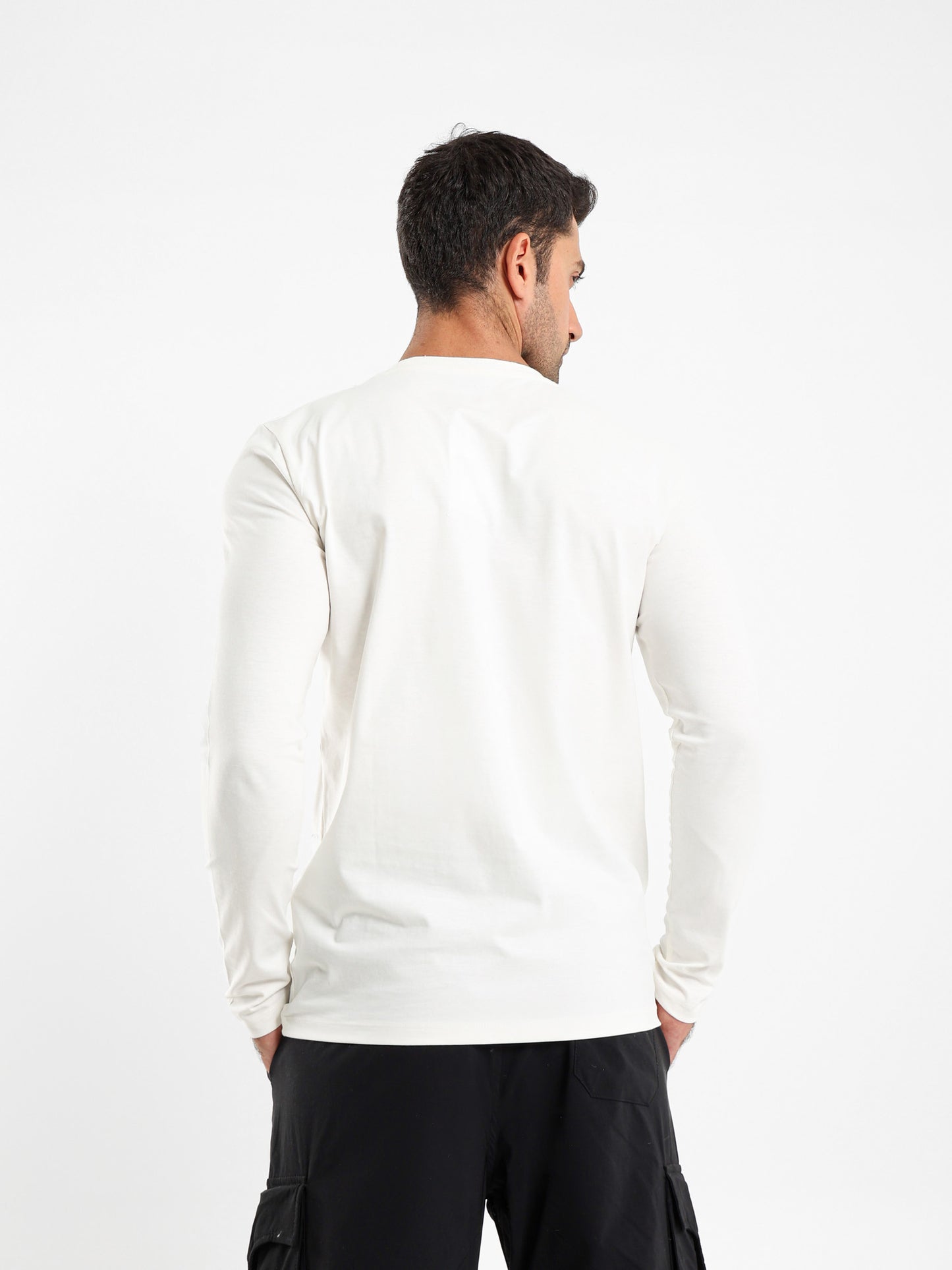 Regular Fit Heavy Jersey Long Sleeve T-Shirt