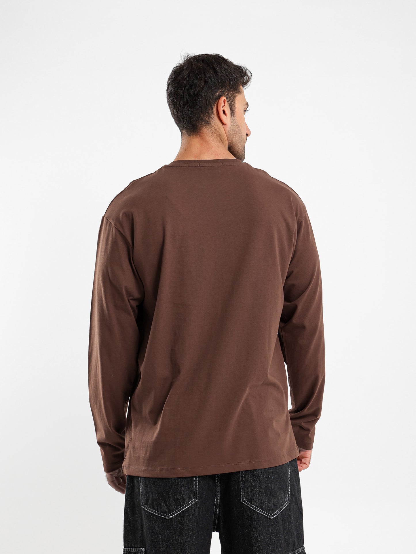 Oversized Heavy Jersey T-Shirt with Front Print